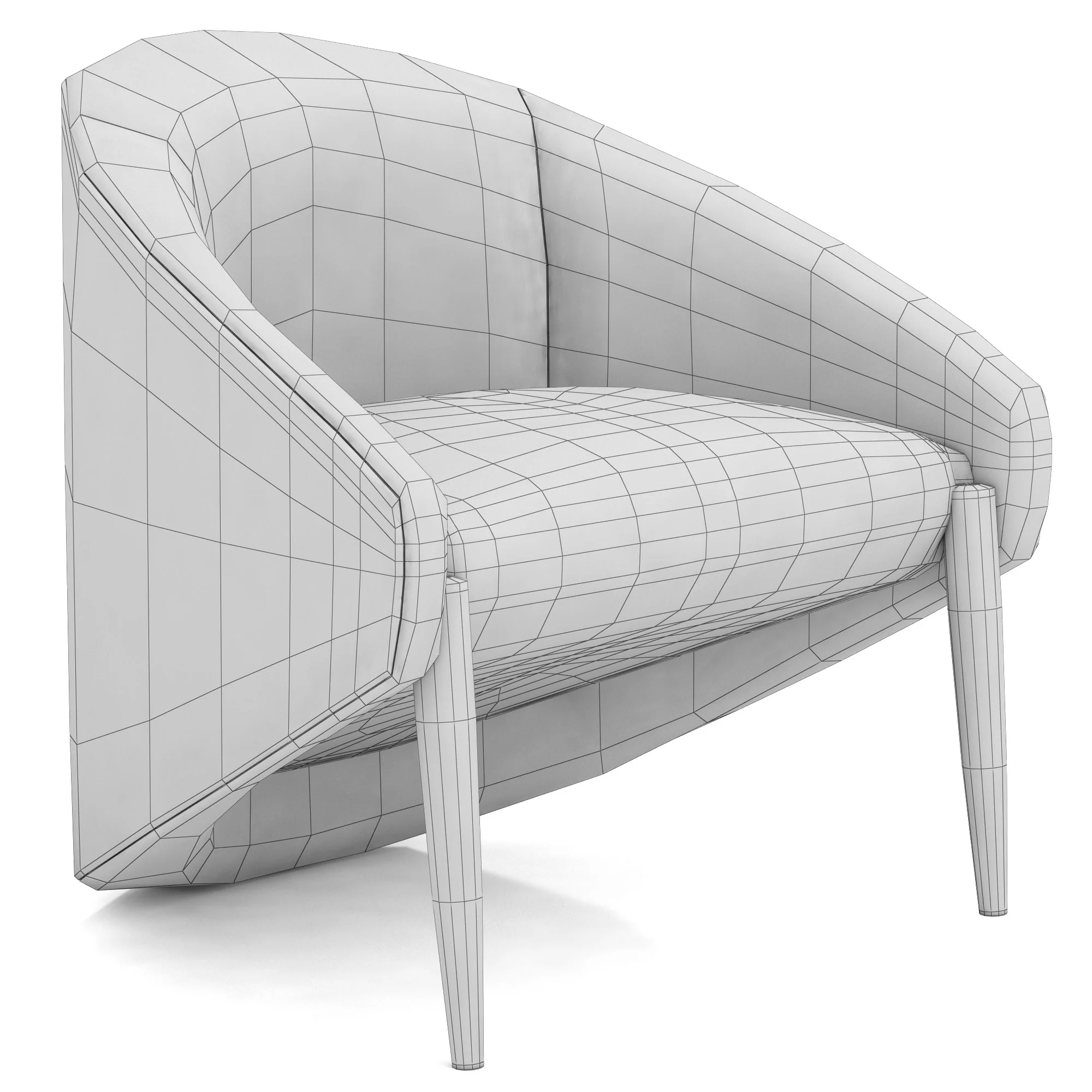 Roche Bobois WALRUS ARMCHAIR — 3D model preview 7