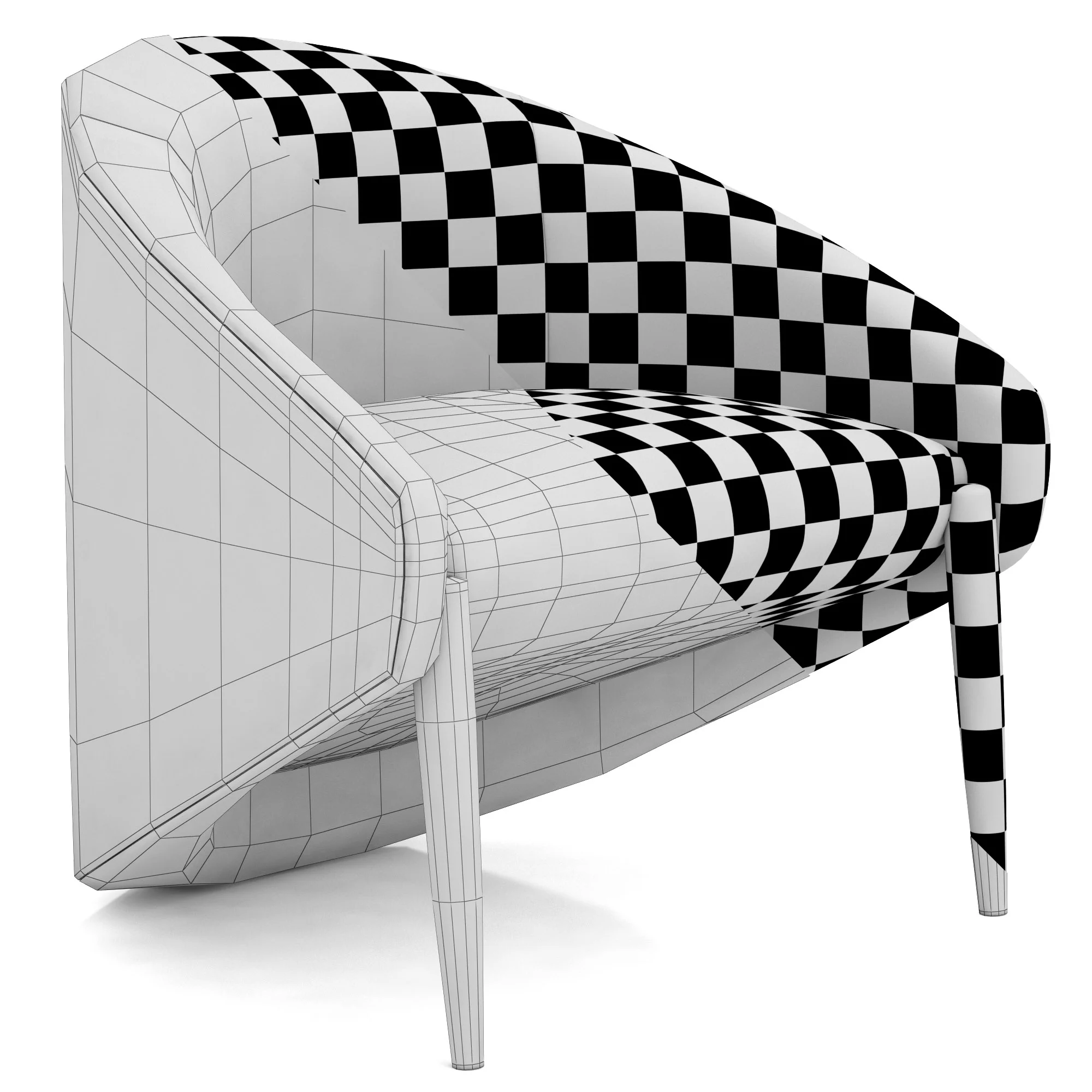 Roche Bobois WALRUS ARMCHAIR — 3D model preview 8