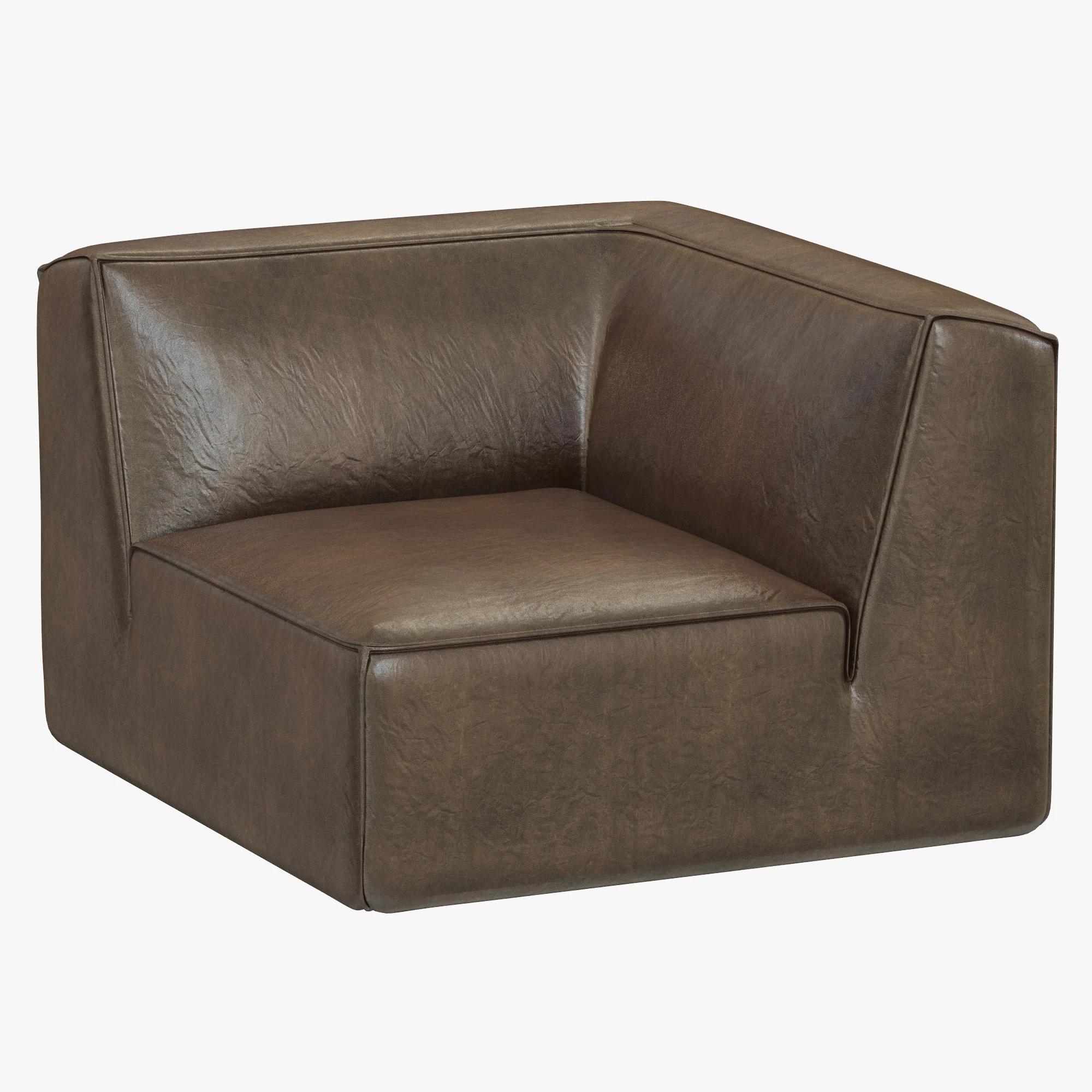 RH Modern Como Modular Corner Chair — 3D model preview 2