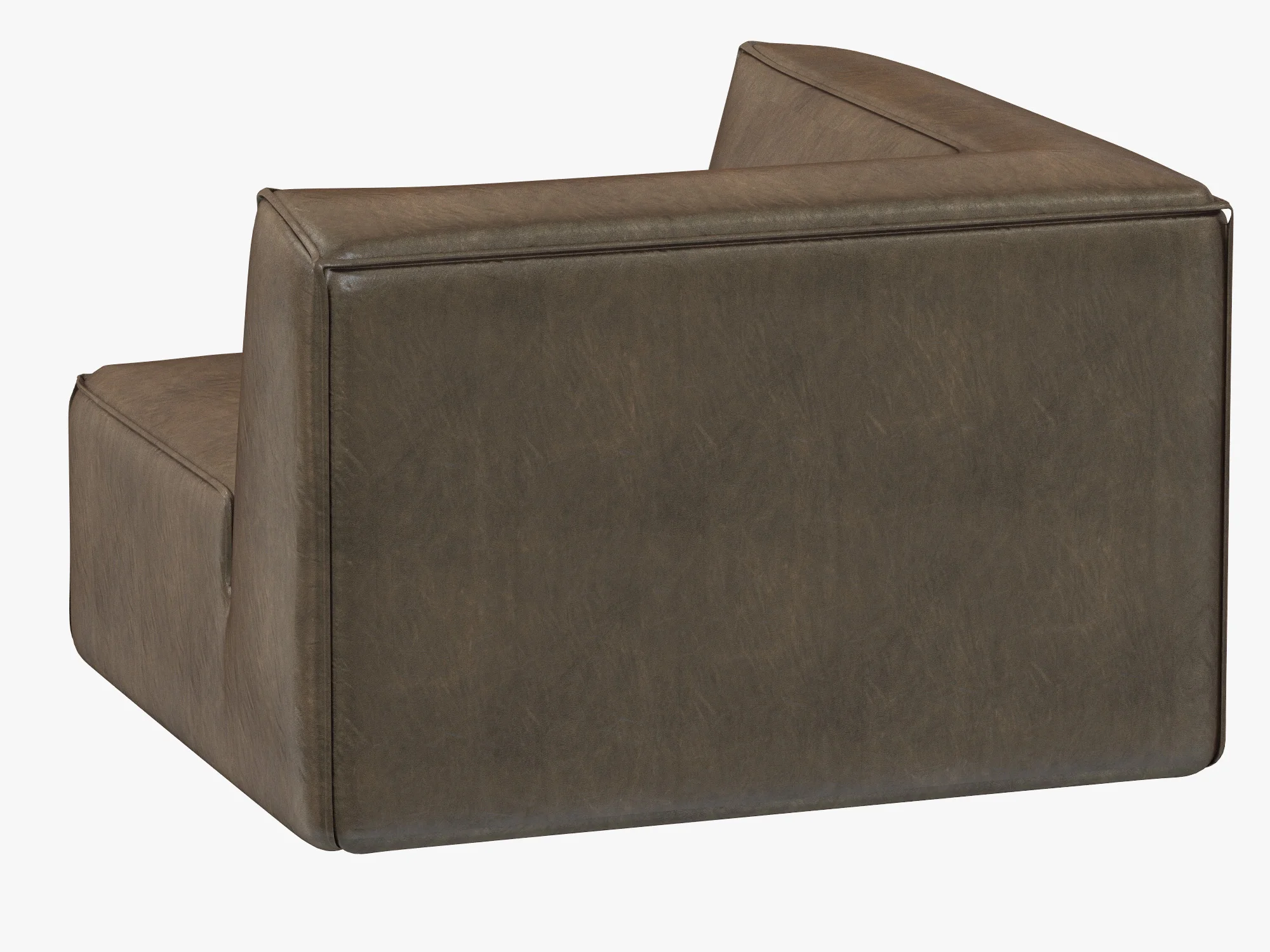 RH Modern Como Modular Corner Chair — 3D model preview 6