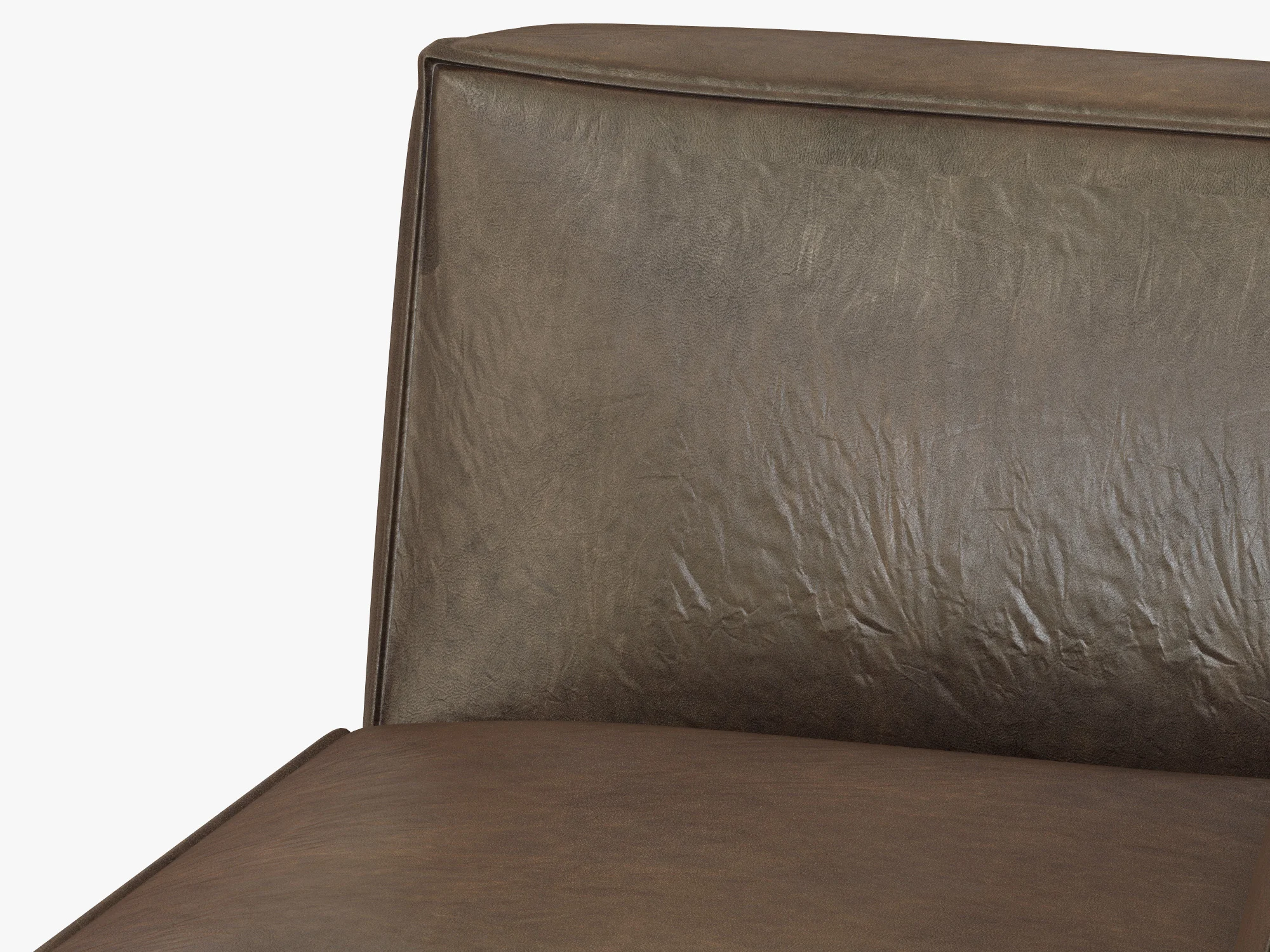 RH Modern Como Modular Corner Chair — 3D model preview 7