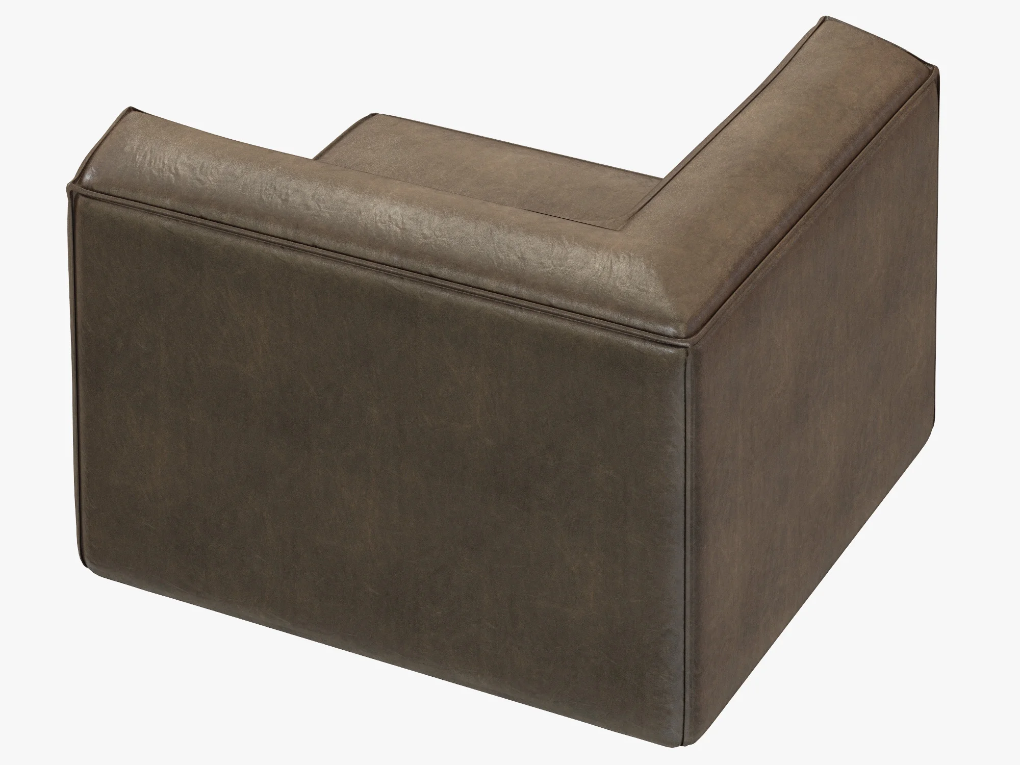 RH Modern Como Modular Corner Chair — 3D model preview 8