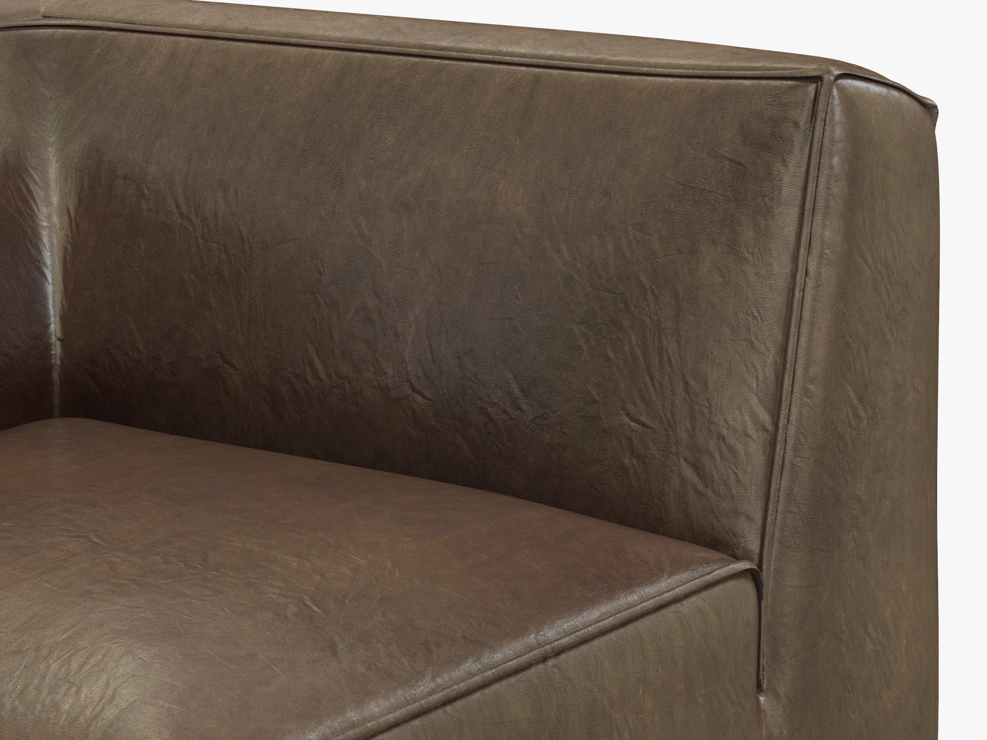 RH Modern Como Modular Corner Chair — 3D model preview 11