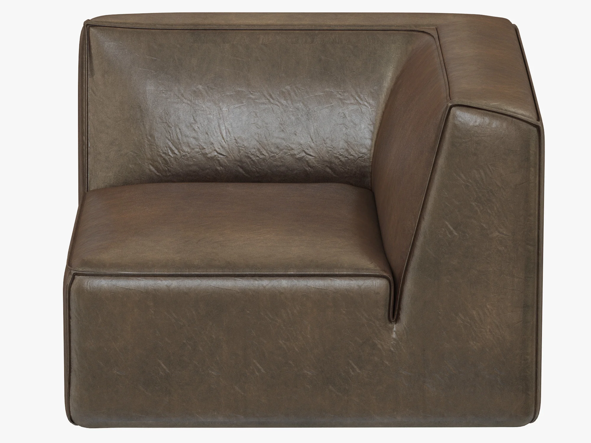 RH Modern Como Modular Corner Chair — 3D model preview 12