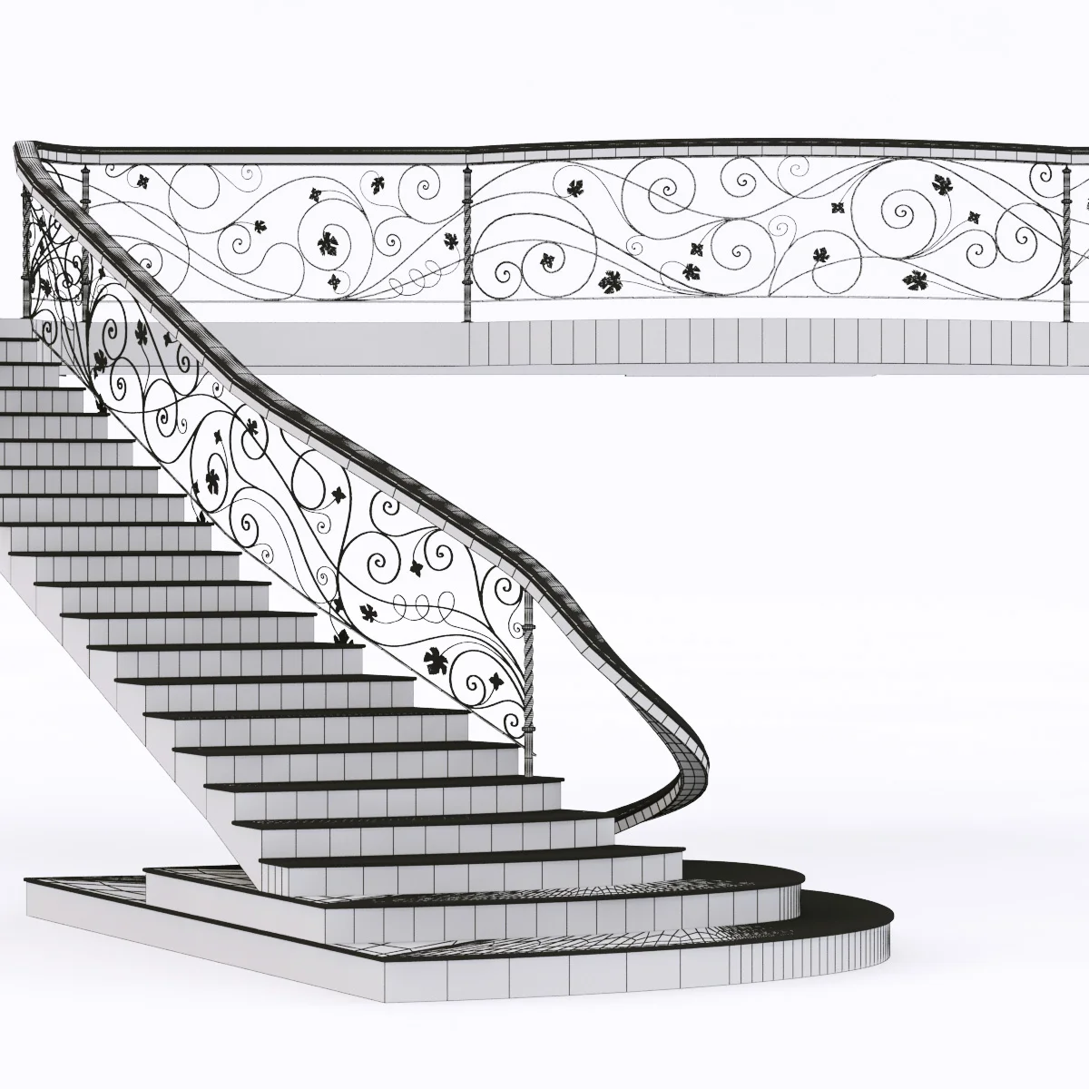 Stairs4 — 3D model preview 1