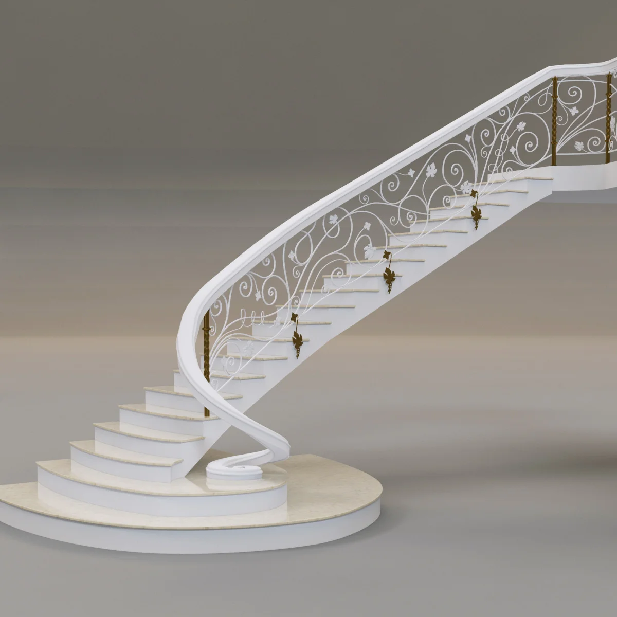 Stairs4 — 3D model preview 2