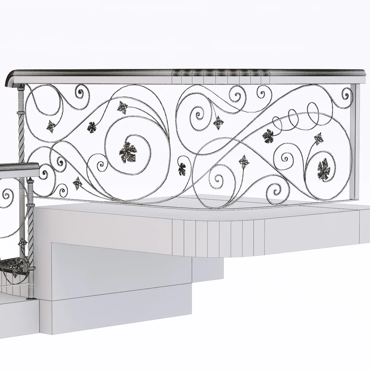 Stairs4 — 3D model preview 5