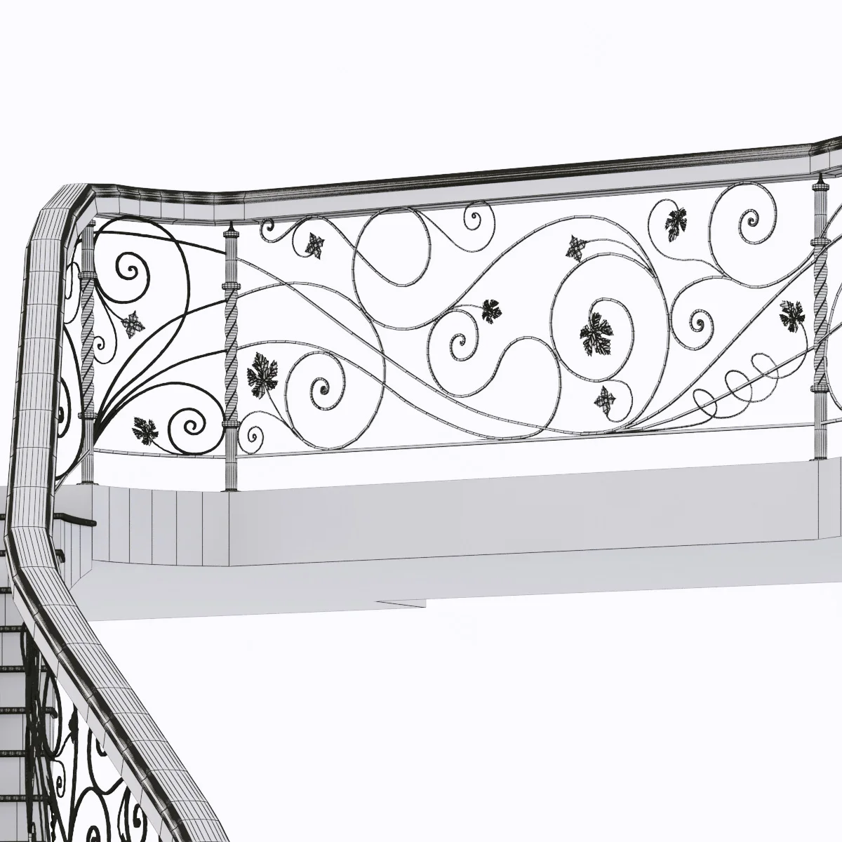 Stairs4 — 3D model preview 7