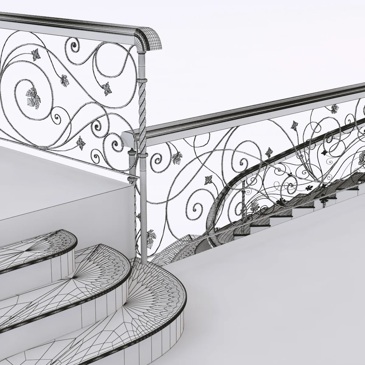 Stairs4 — 3D model preview 9
