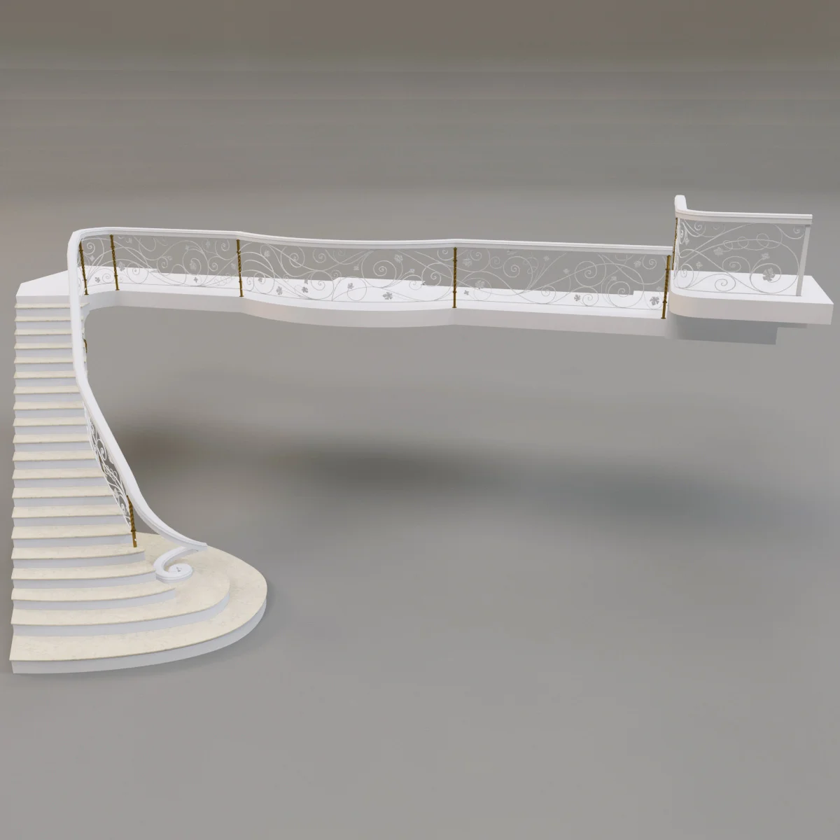 Stairs4 — 3D model preview 10