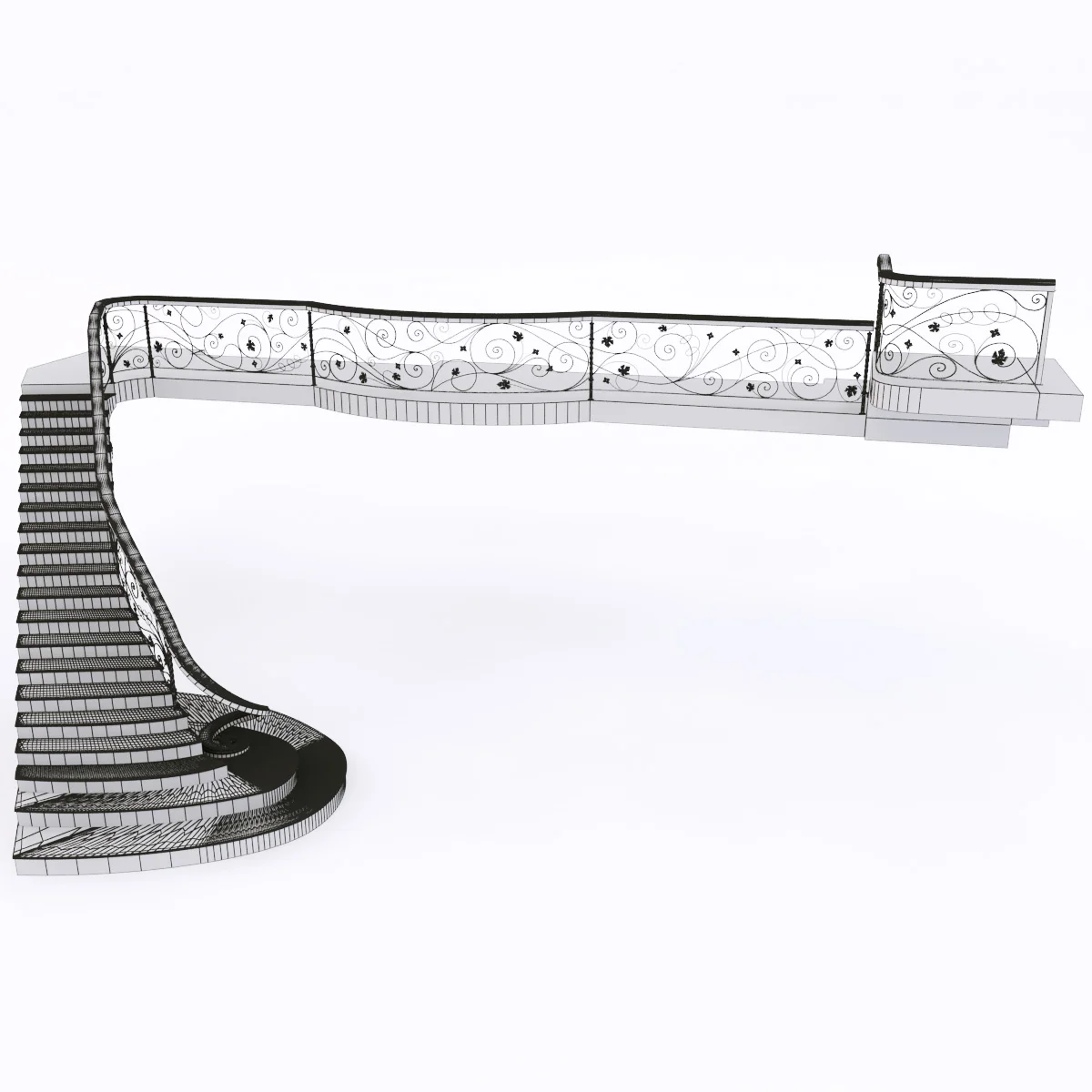 Stairs4 — 3D model preview 11