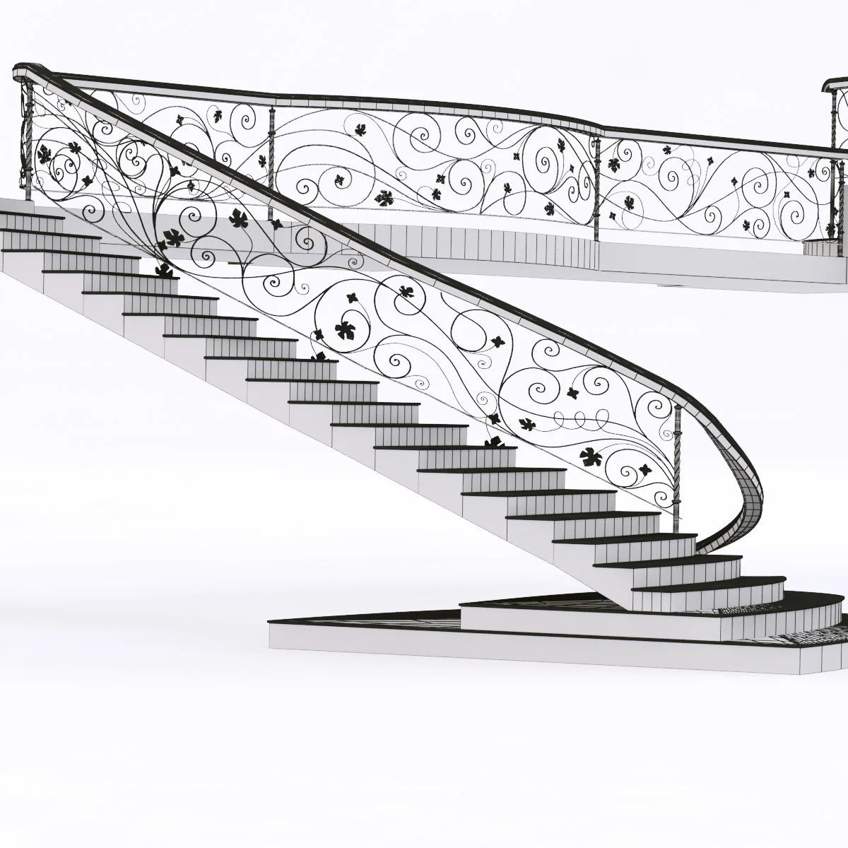Stairs4 — 3D model preview 15