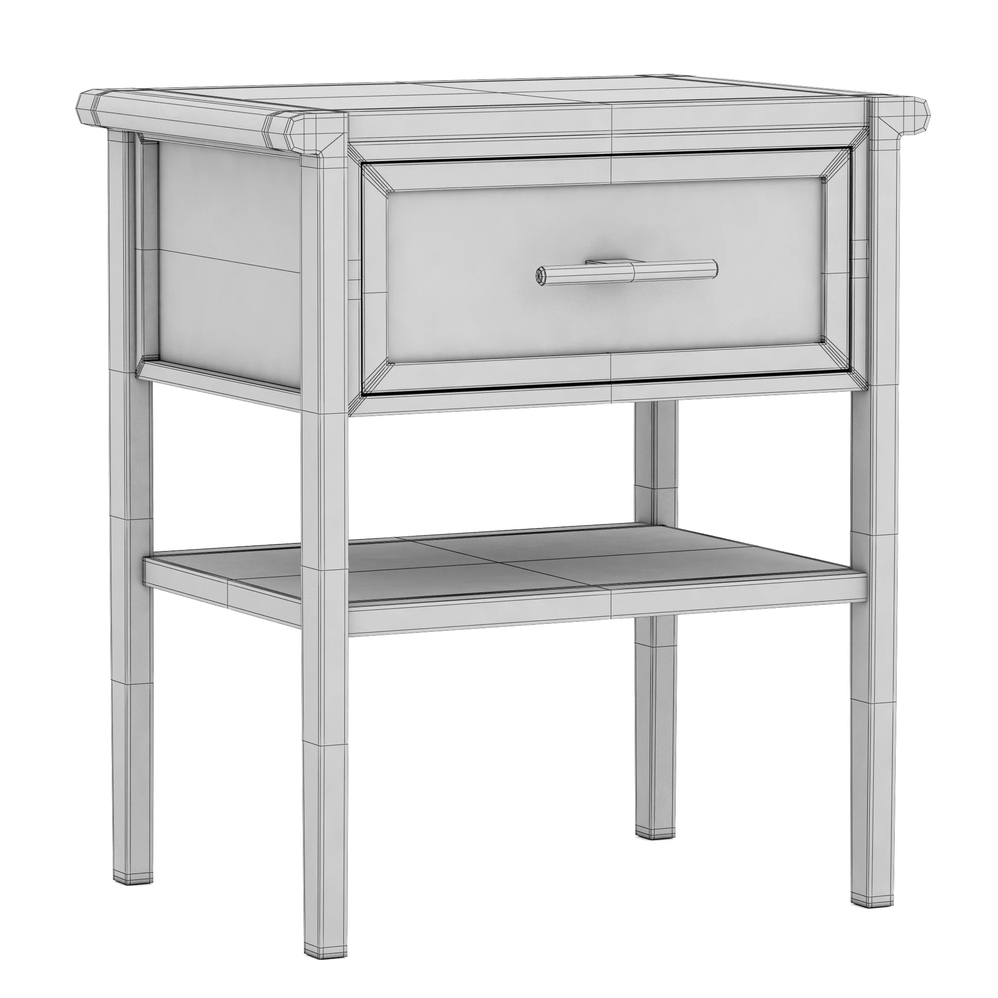 Dantone Home Contempo Nightstand 2 — 3D model preview 7