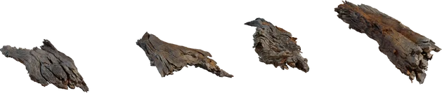 Weathered Bark Debris Pack – 4K Photorealistic Driftwood Fragments, 3D model preview 5