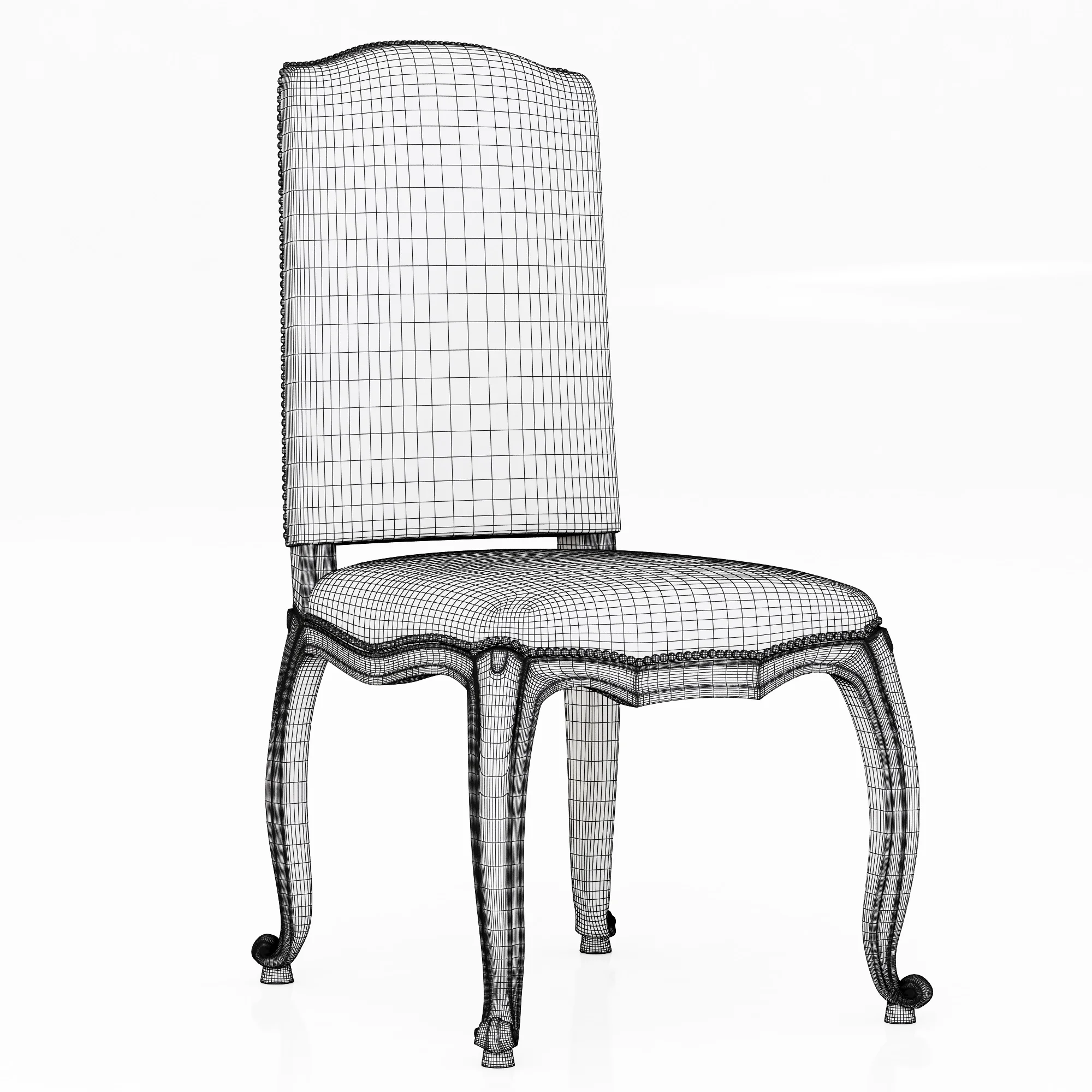 Ralph Lauren NOBLE ESTATE DINING SIDE CHAIR — 3D model preview 6