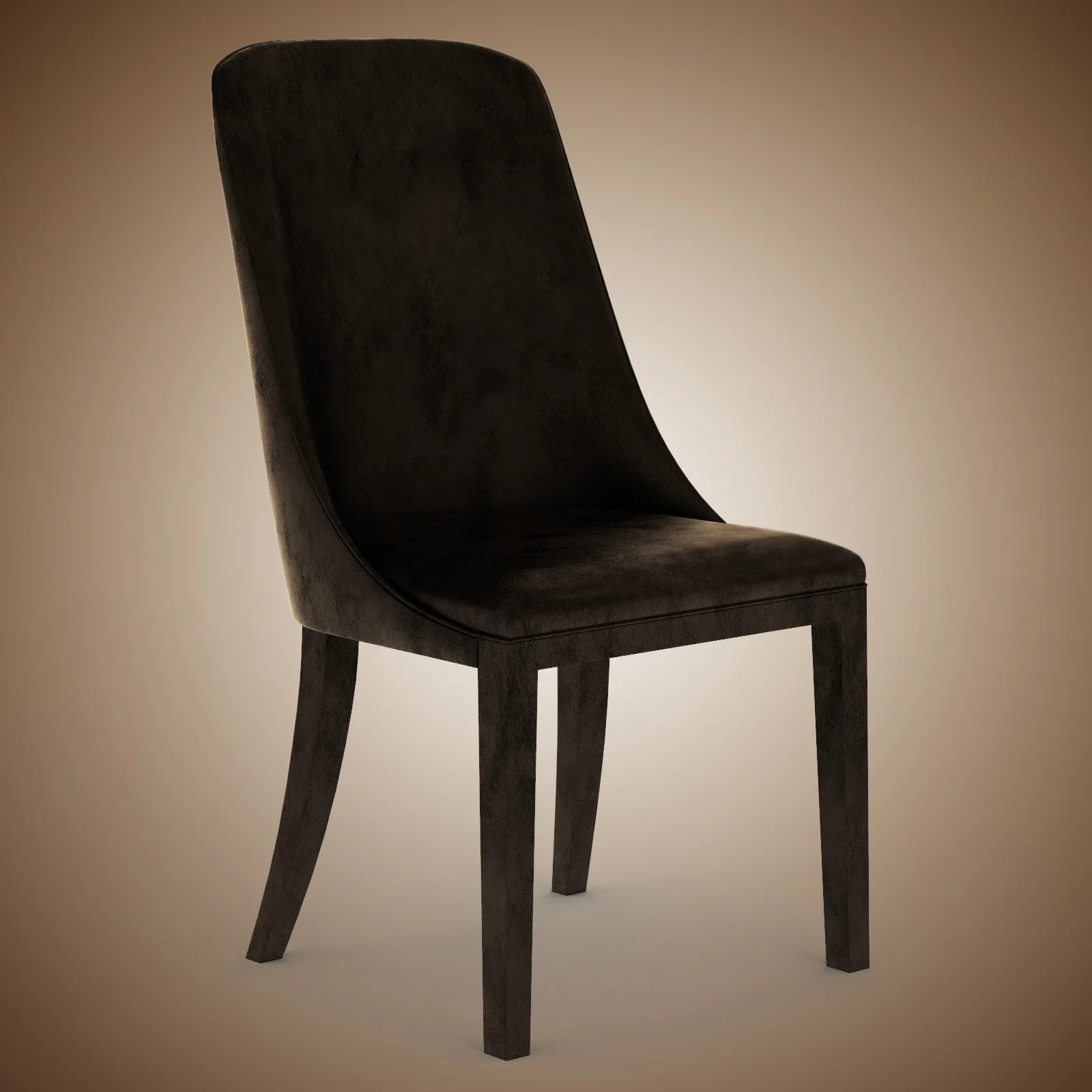 Baxter Decor Chair, 3D model preview 3