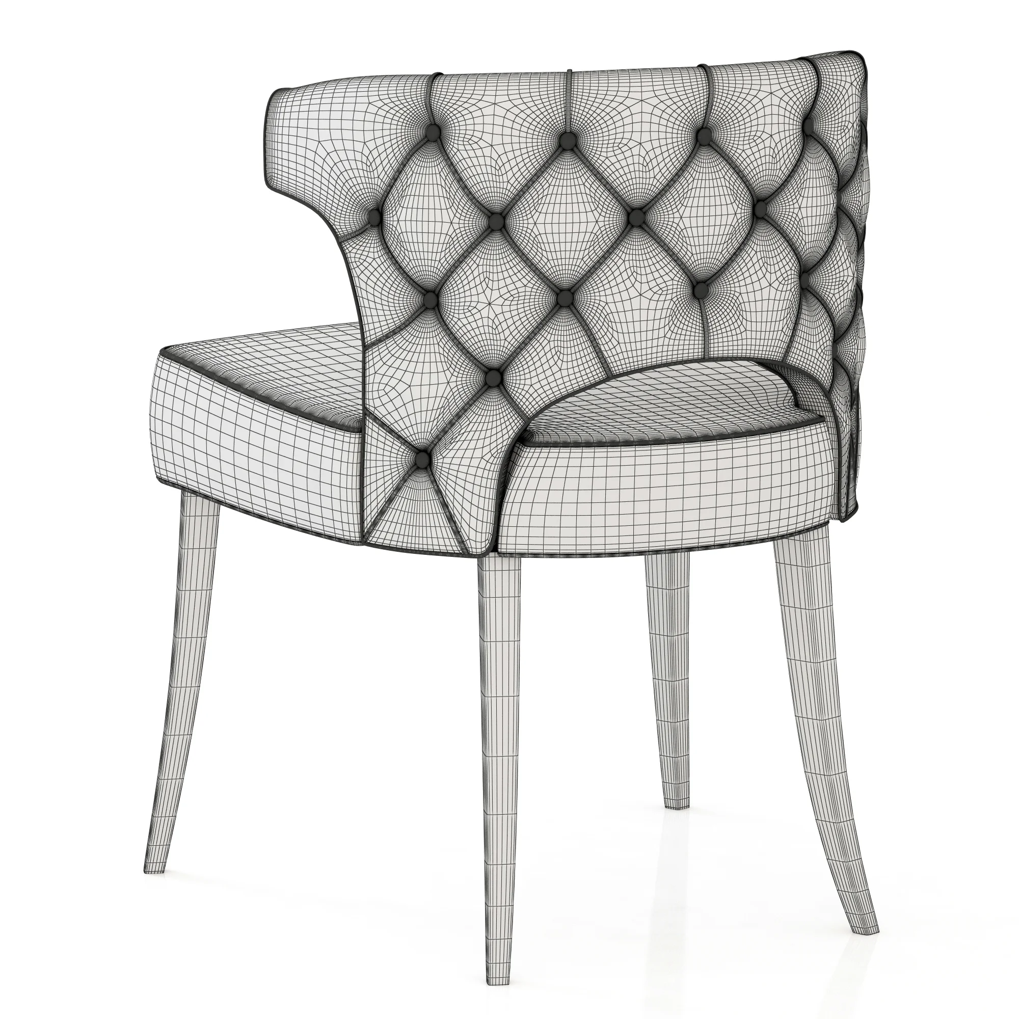 Brabbu Kansas Dining Chair — 3D model preview 6