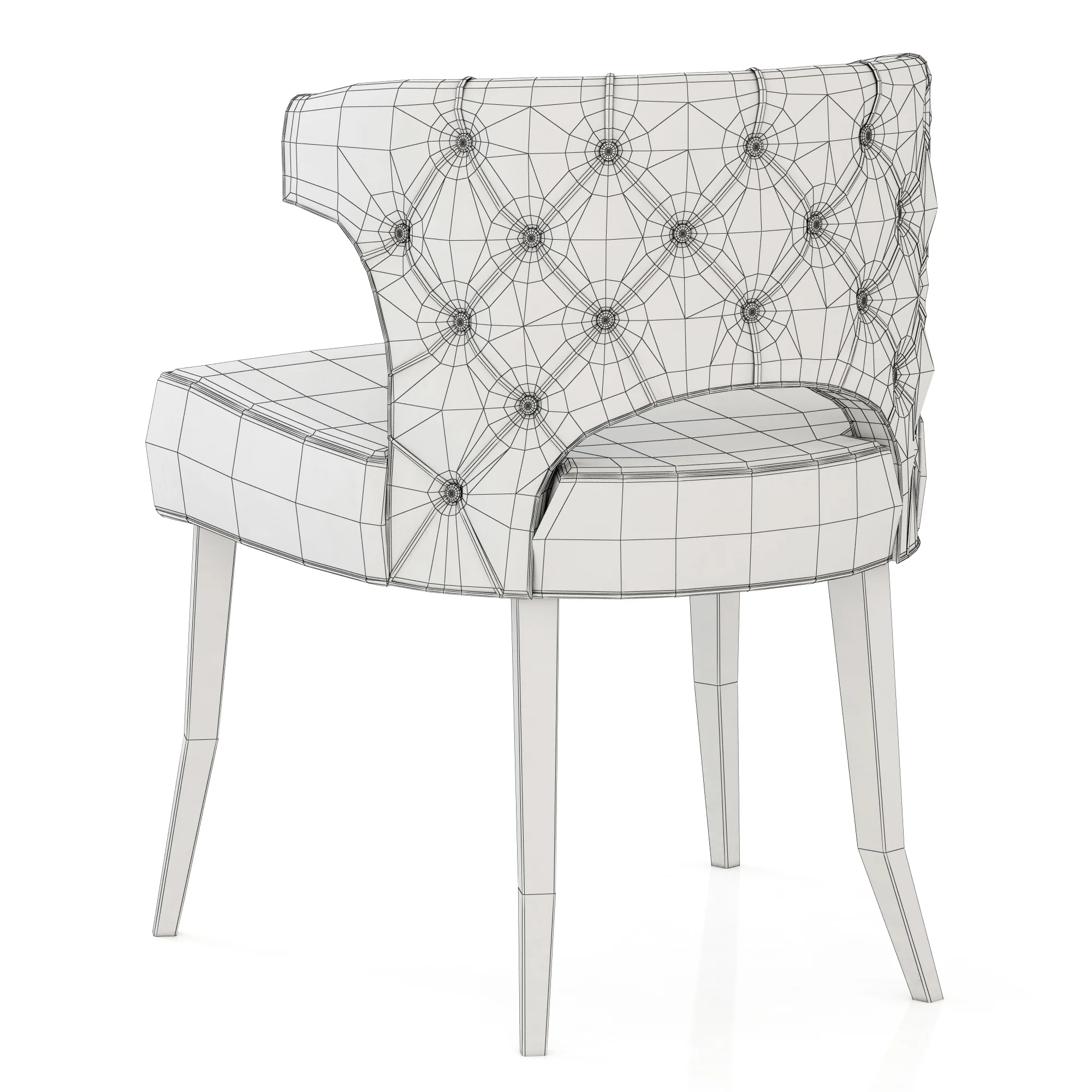 Brabbu Kansas Dining Chair — 3D model preview 7
