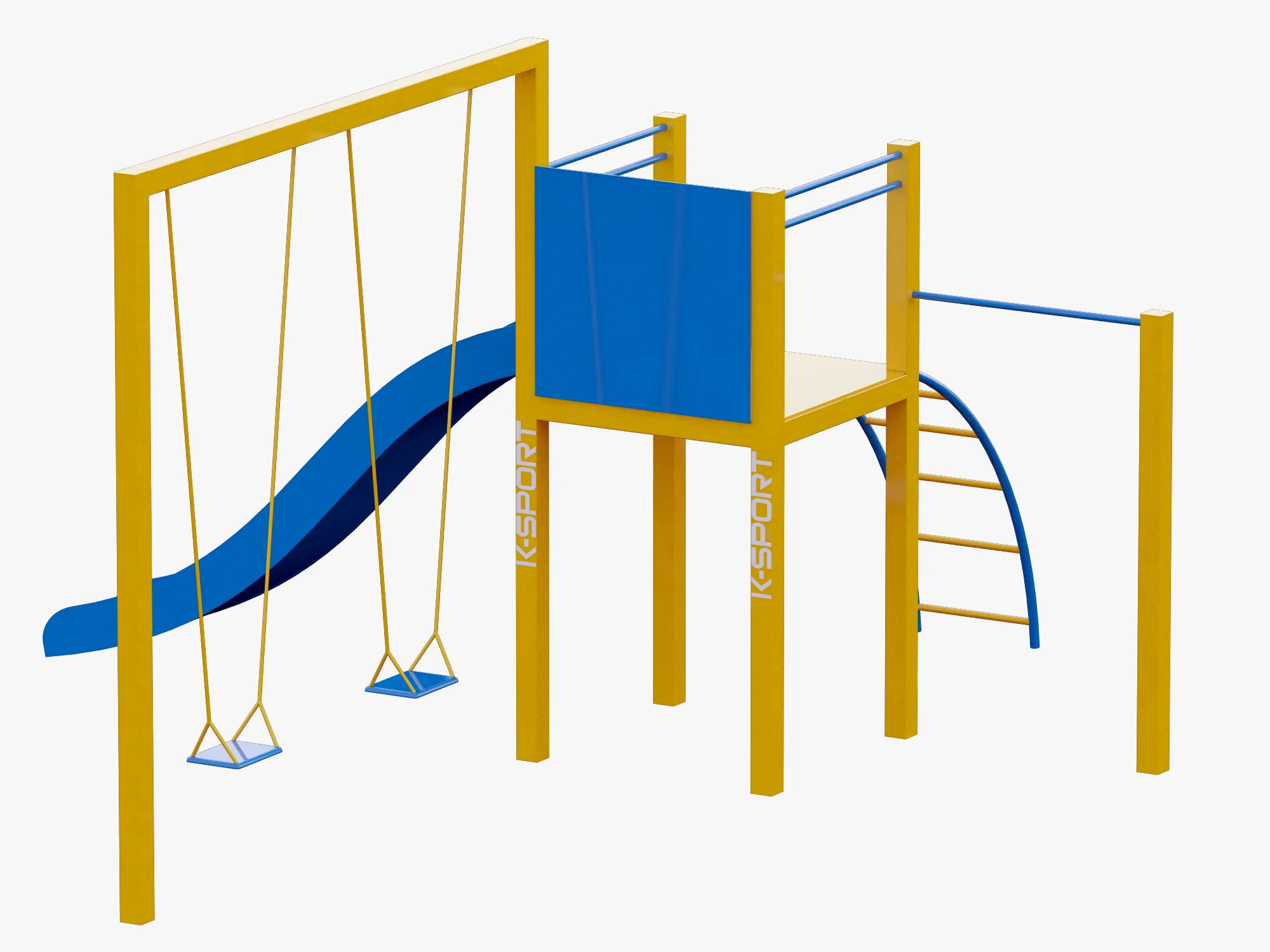 The Playground Equipment PACK — 3D model preview 8