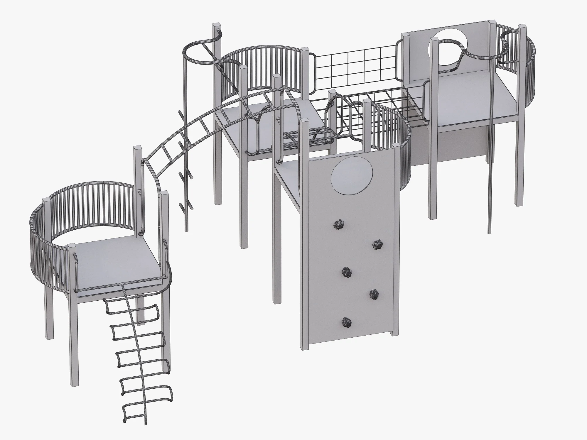 The Playground Equipment PACK — 3D model preview 55
