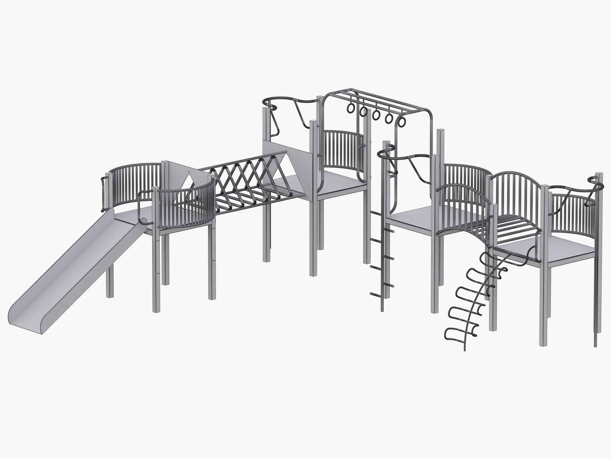 The Playground Equipment PACK — 3D model preview 59
