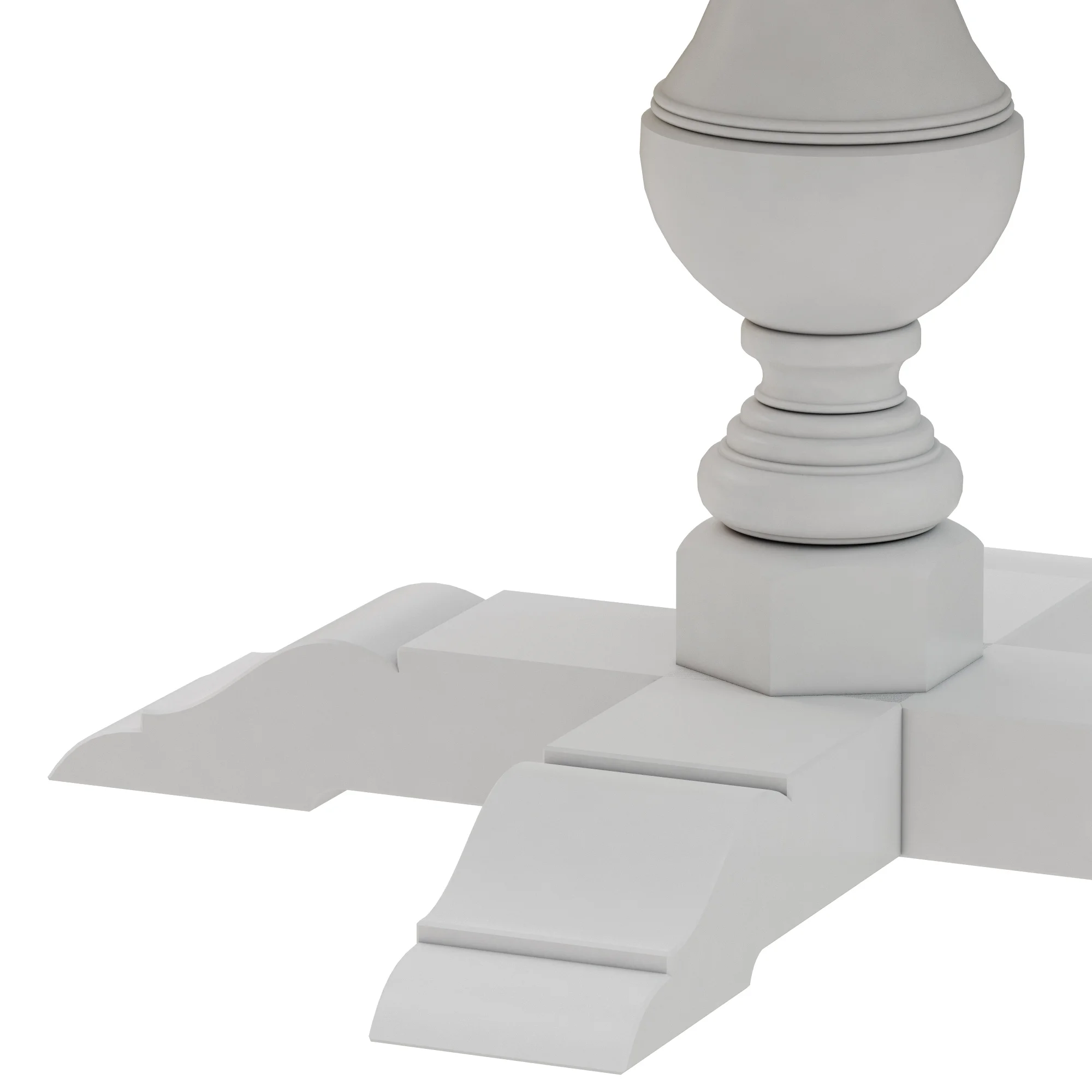 Dantone Home Oxford Table 2 — 3D model preview 3