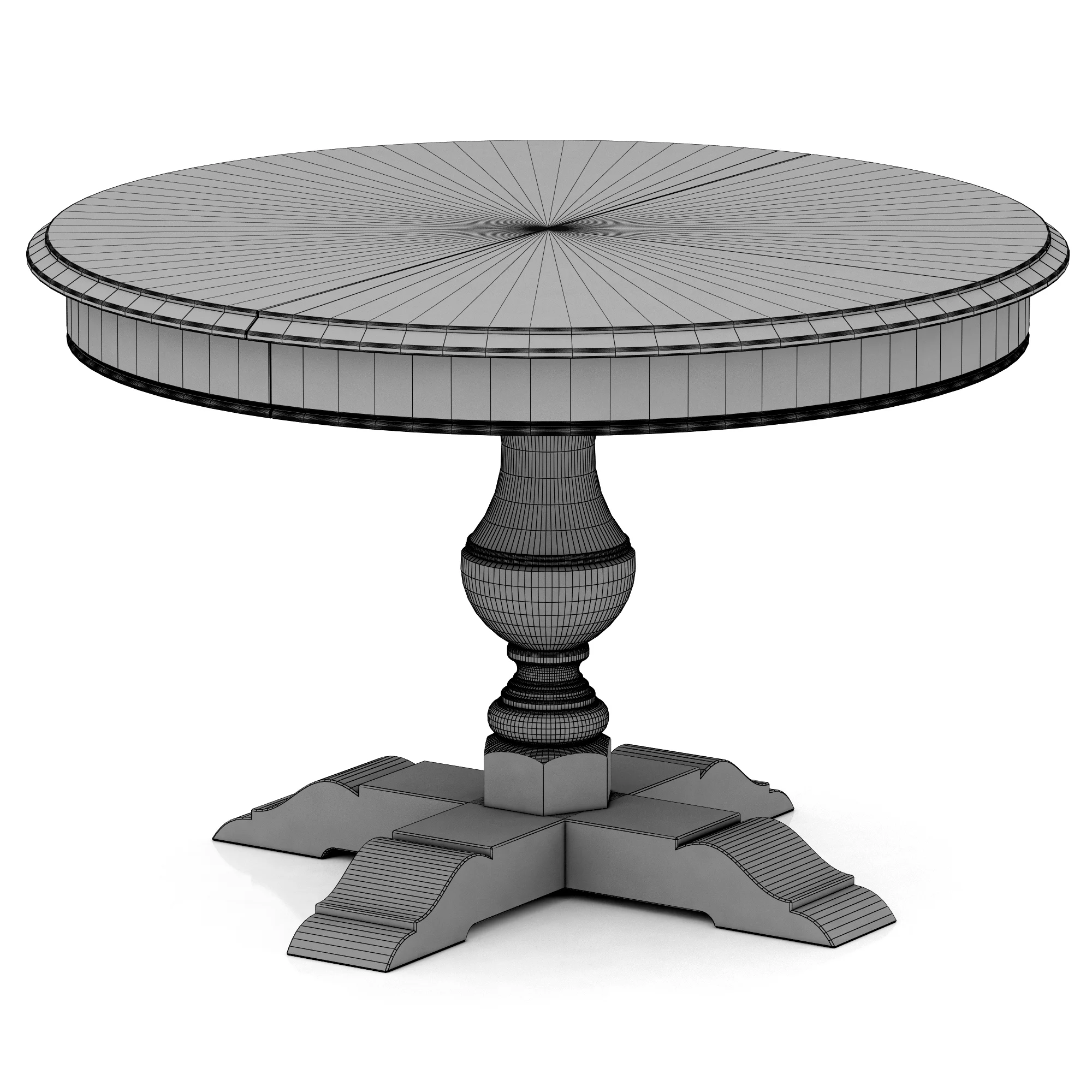 Dantone Home Oxford Table 2 — 3D model preview 7