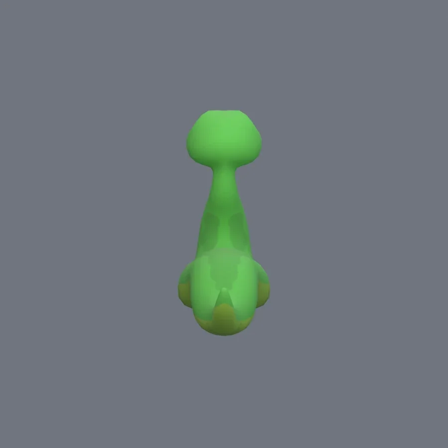 Stylized Animal Snake, 3D model preview 4