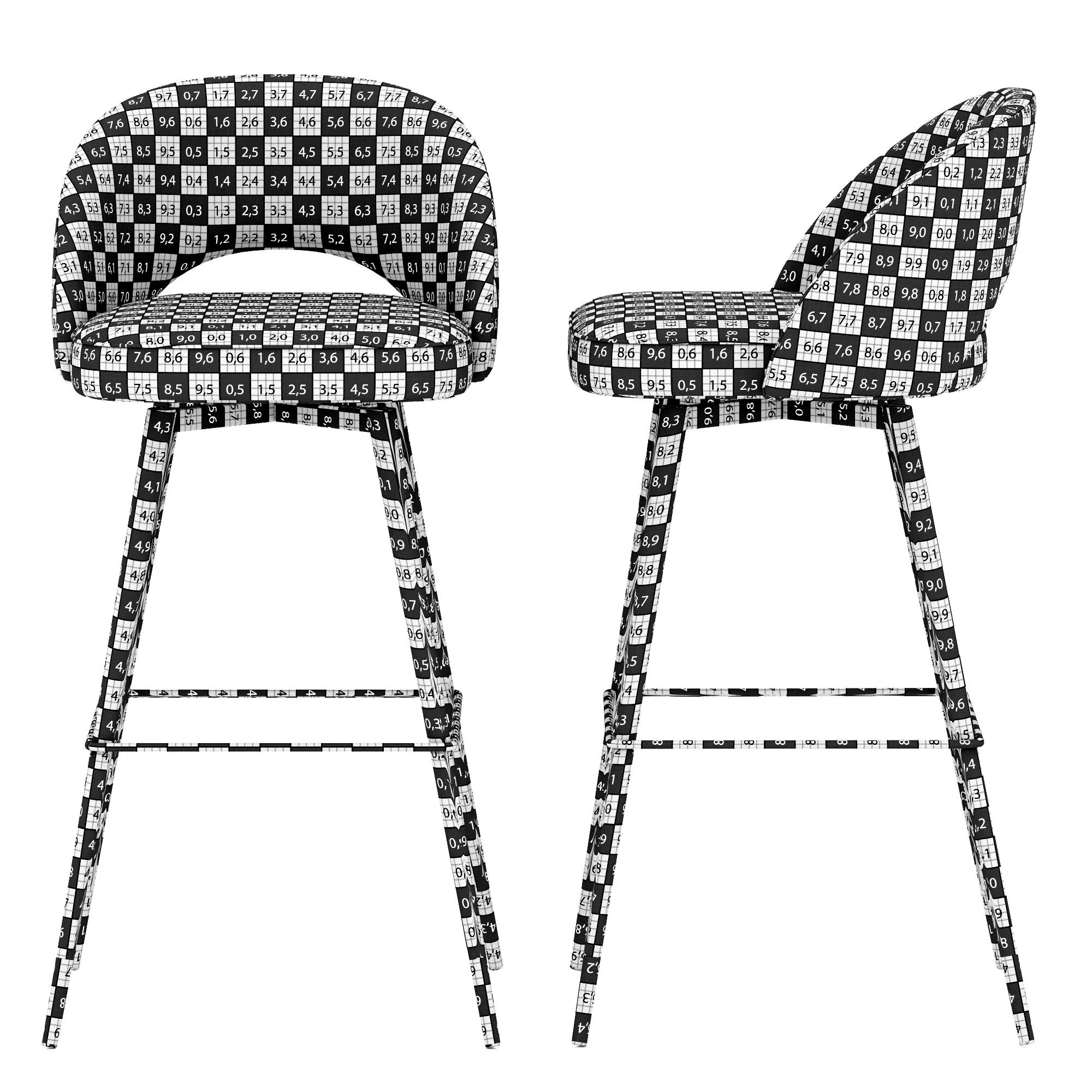 Eichholtz Bar Stool Cliff — 3D model preview 10