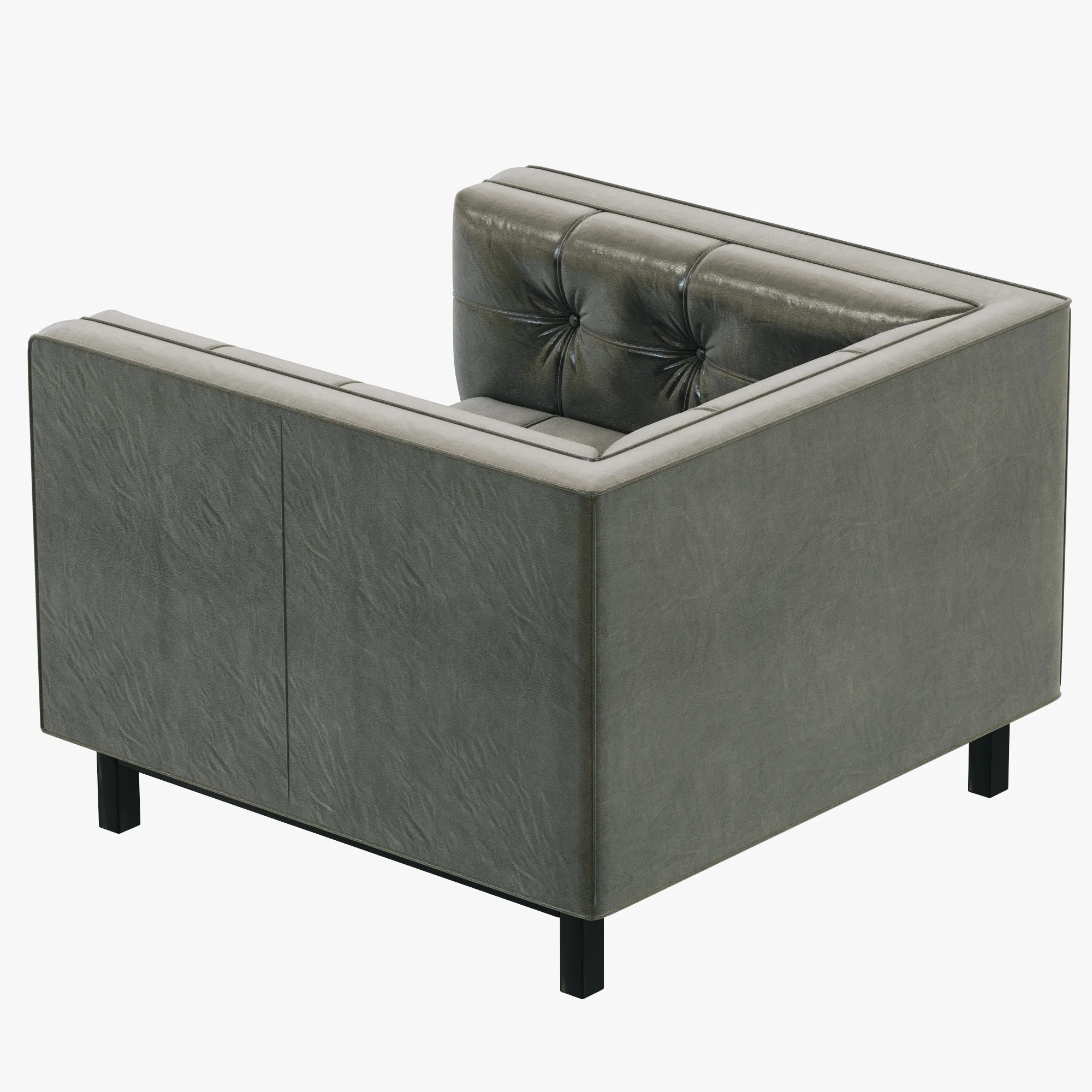 Restoration Hardware Madison Leather Chair — 3D model preview 6