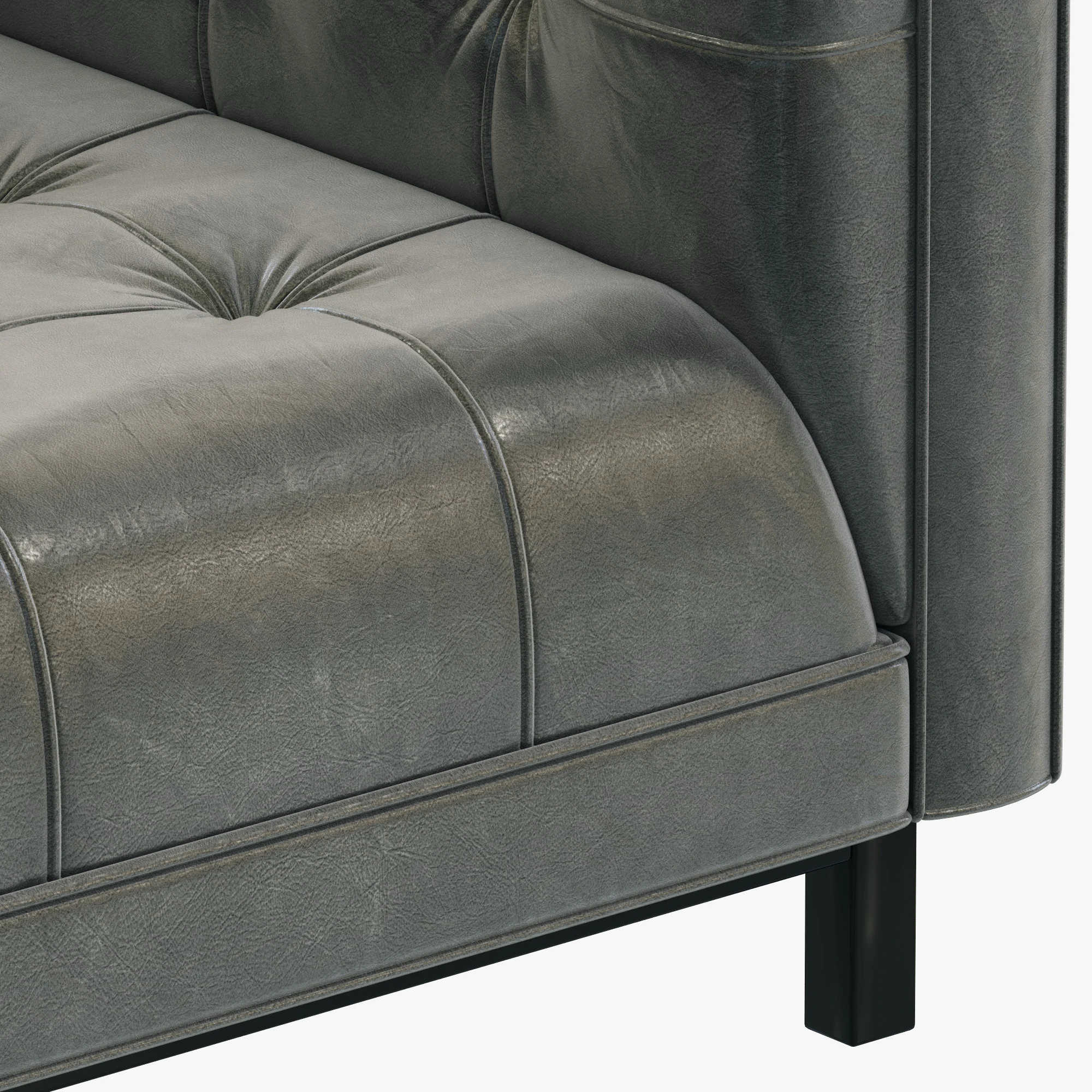 Restoration Hardware Madison Leather Chair — 3D model preview 9