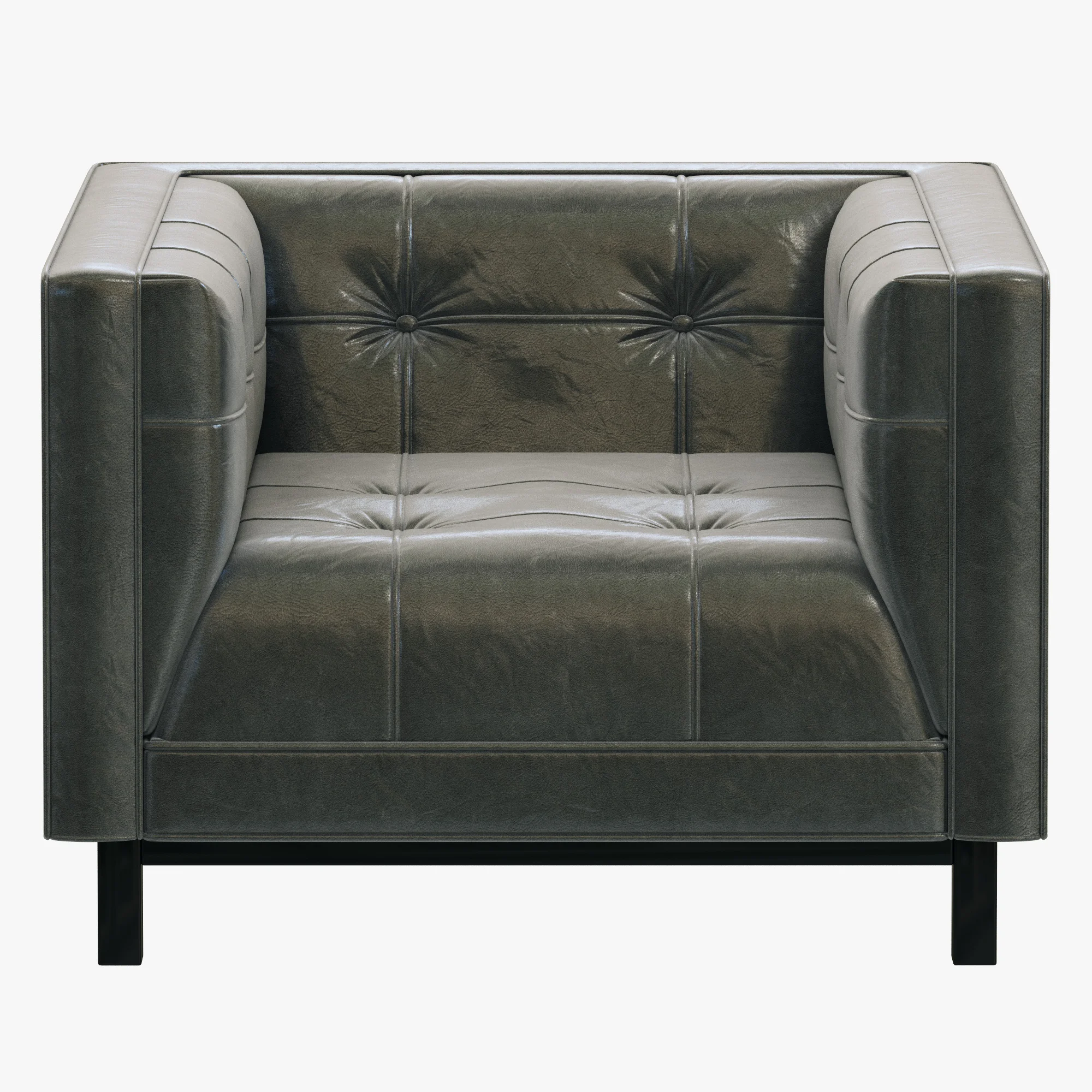 Restoration Hardware Madison Leather Chair — 3D model preview 10