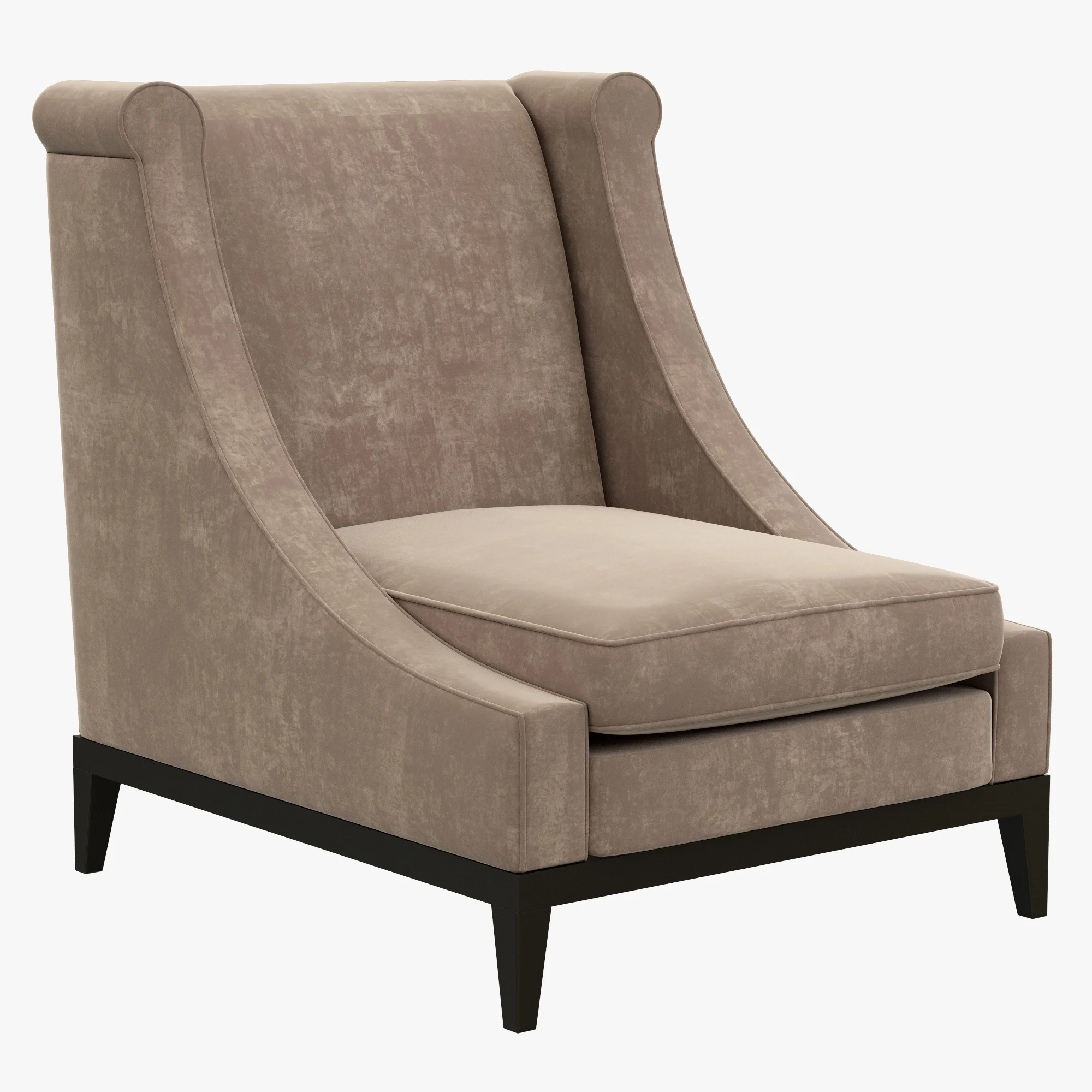 Dantone Home Luise Armchair — 3D model preview 1