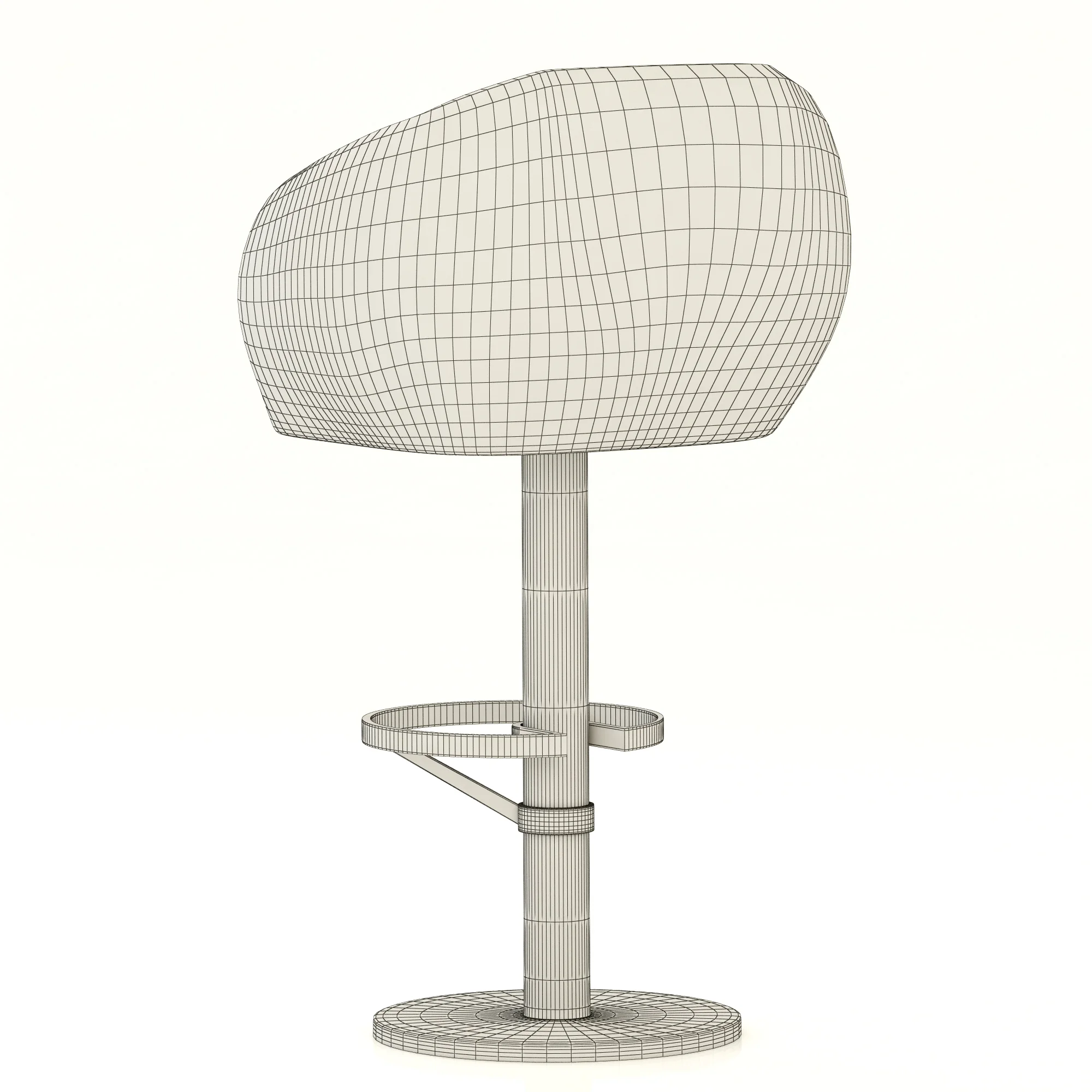 Essential Home Mansfield Bar Chair — 3D model preview 7