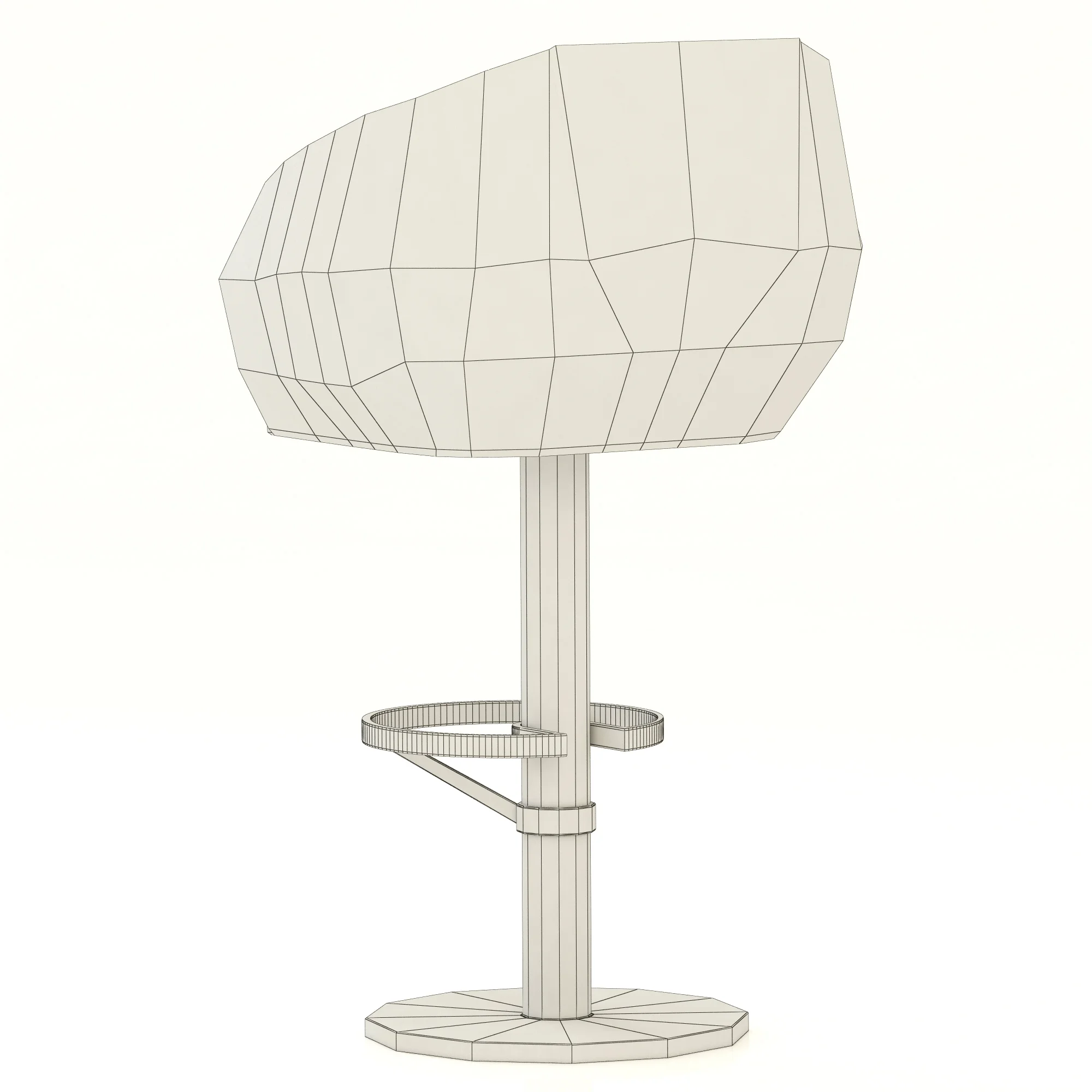 Essential Home Mansfield Bar Chair — 3D model preview 8
