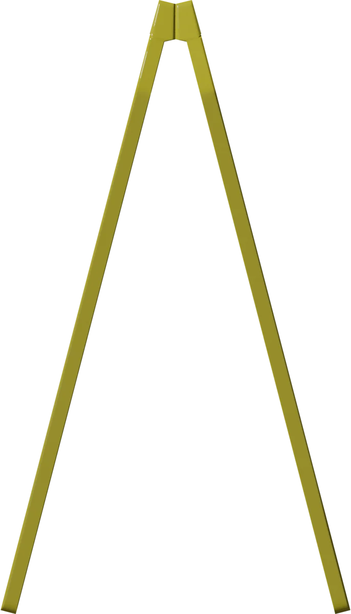Yellow Caution Wet Floor Sign, 3D model preview 3