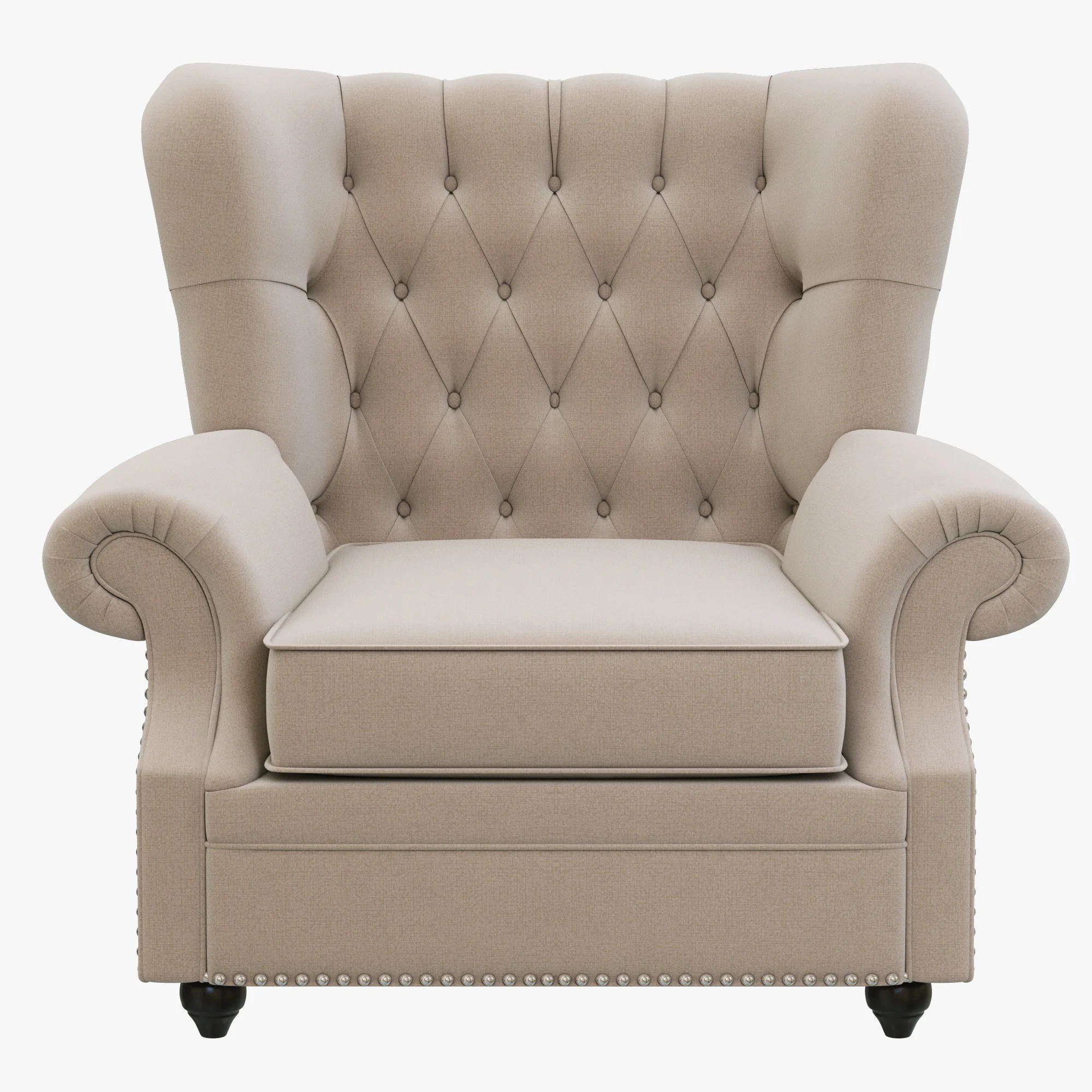 Dantone Home Biarritz Armchair — 3D model preview 6