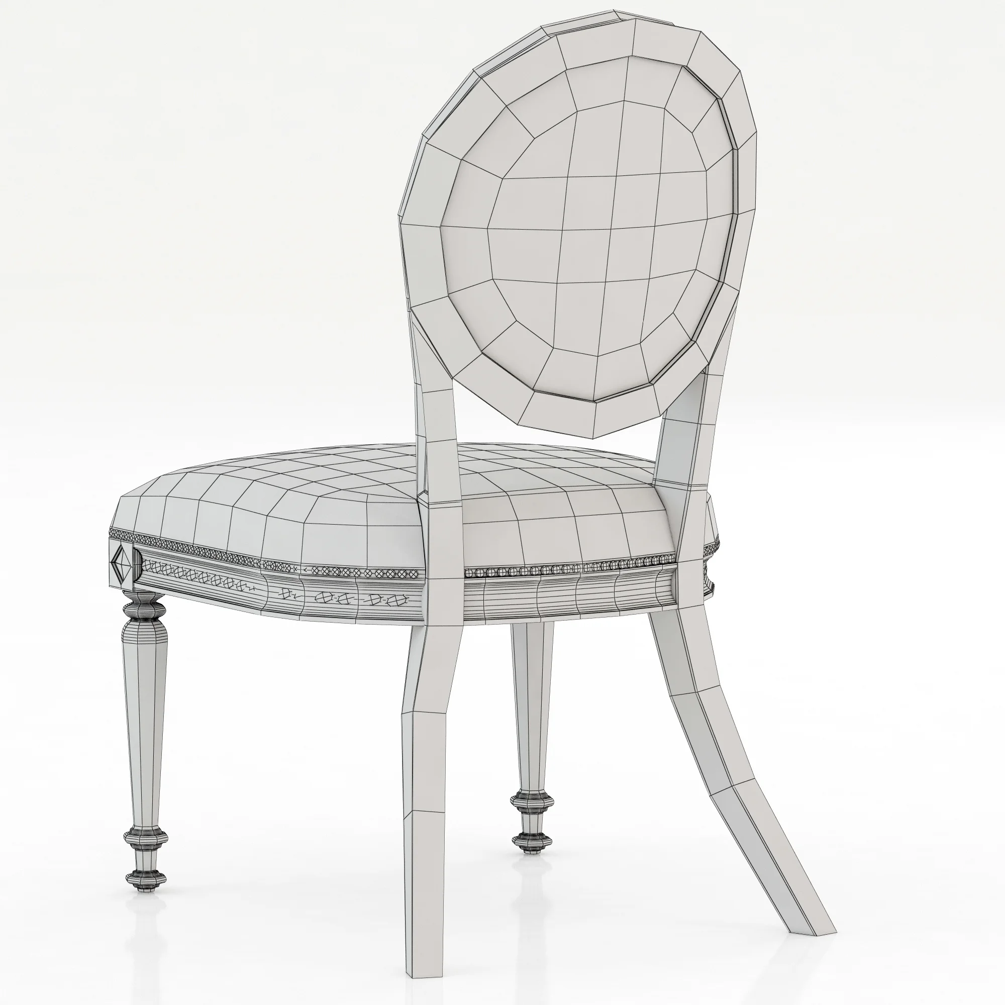 Ralph Lauren ONE FIFTH DINING ARM CHAIR — 3D model preview 1