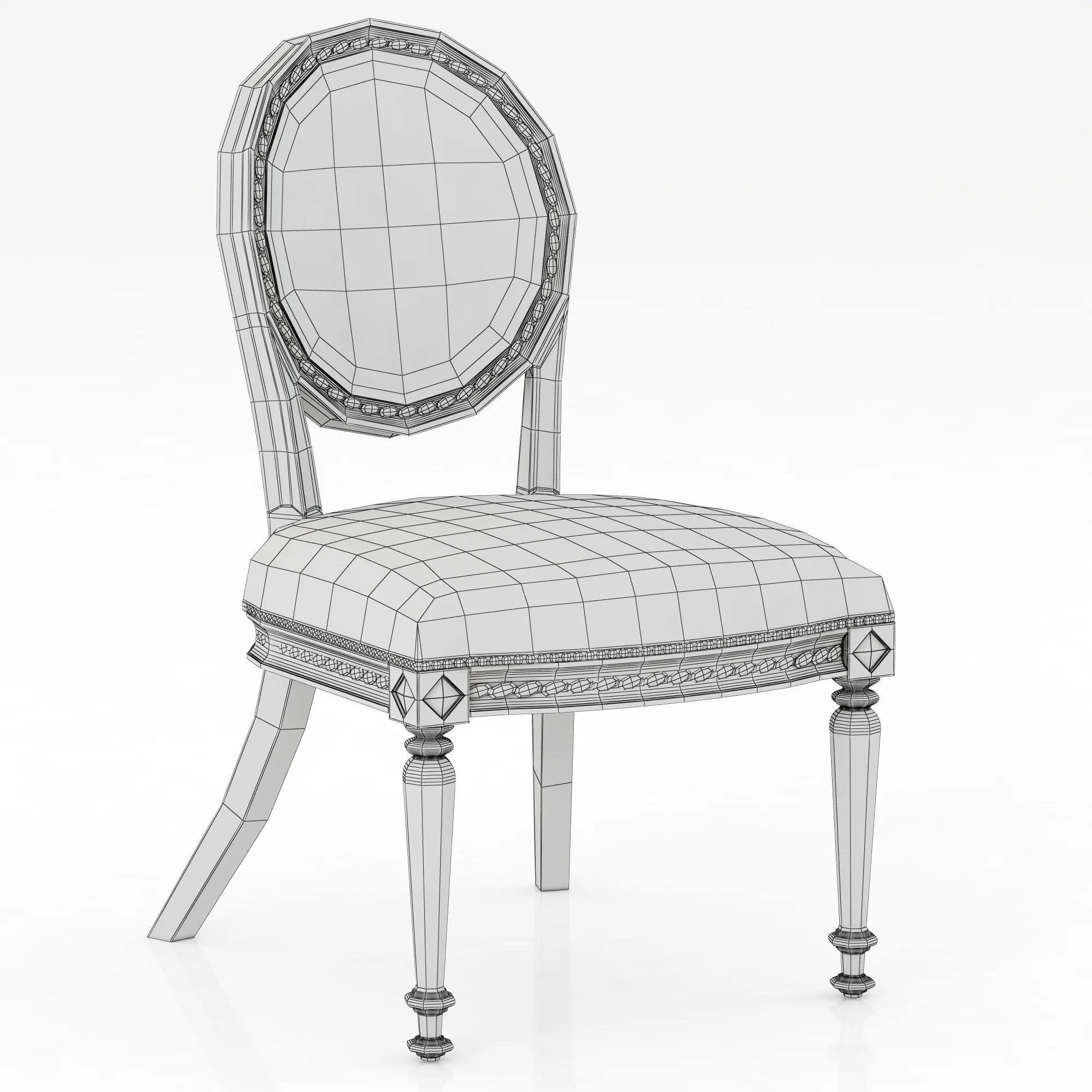 Ralph Lauren ONE FIFTH DINING ARM CHAIR — 3D model preview 3