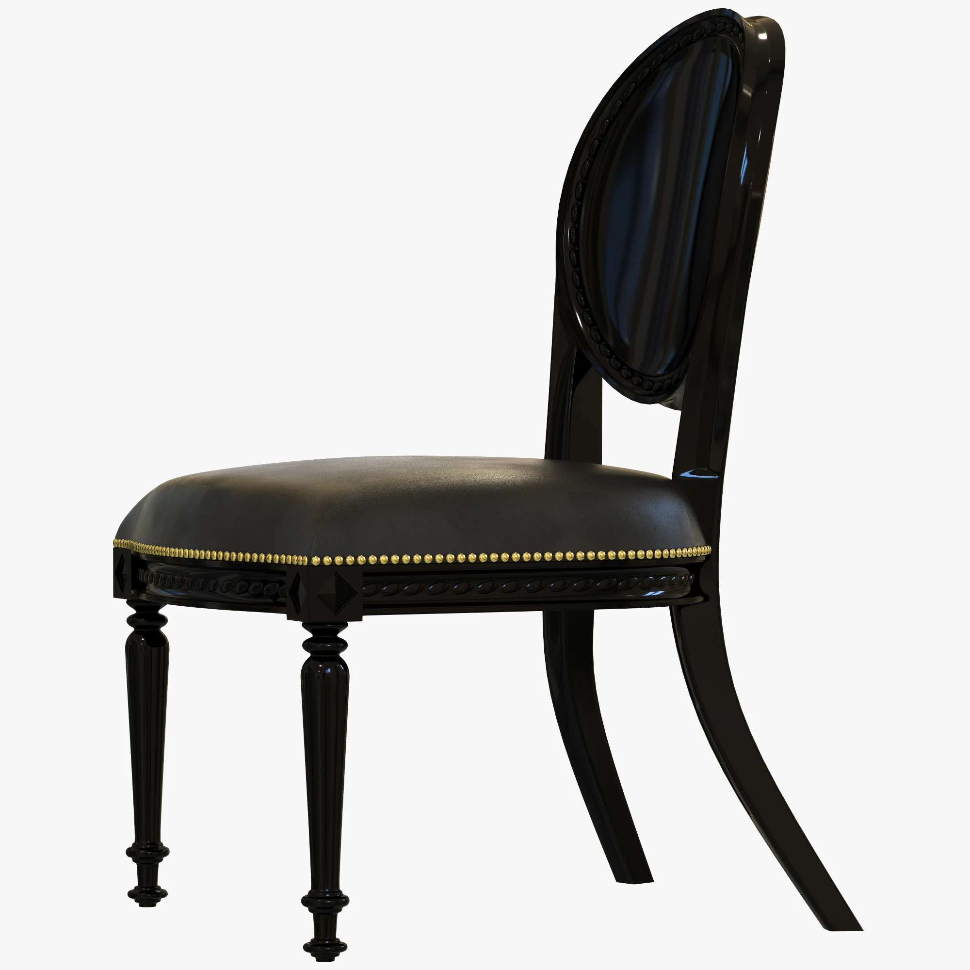 Ralph Lauren ONE FIFTH DINING ARM CHAIR — 3D model preview 4