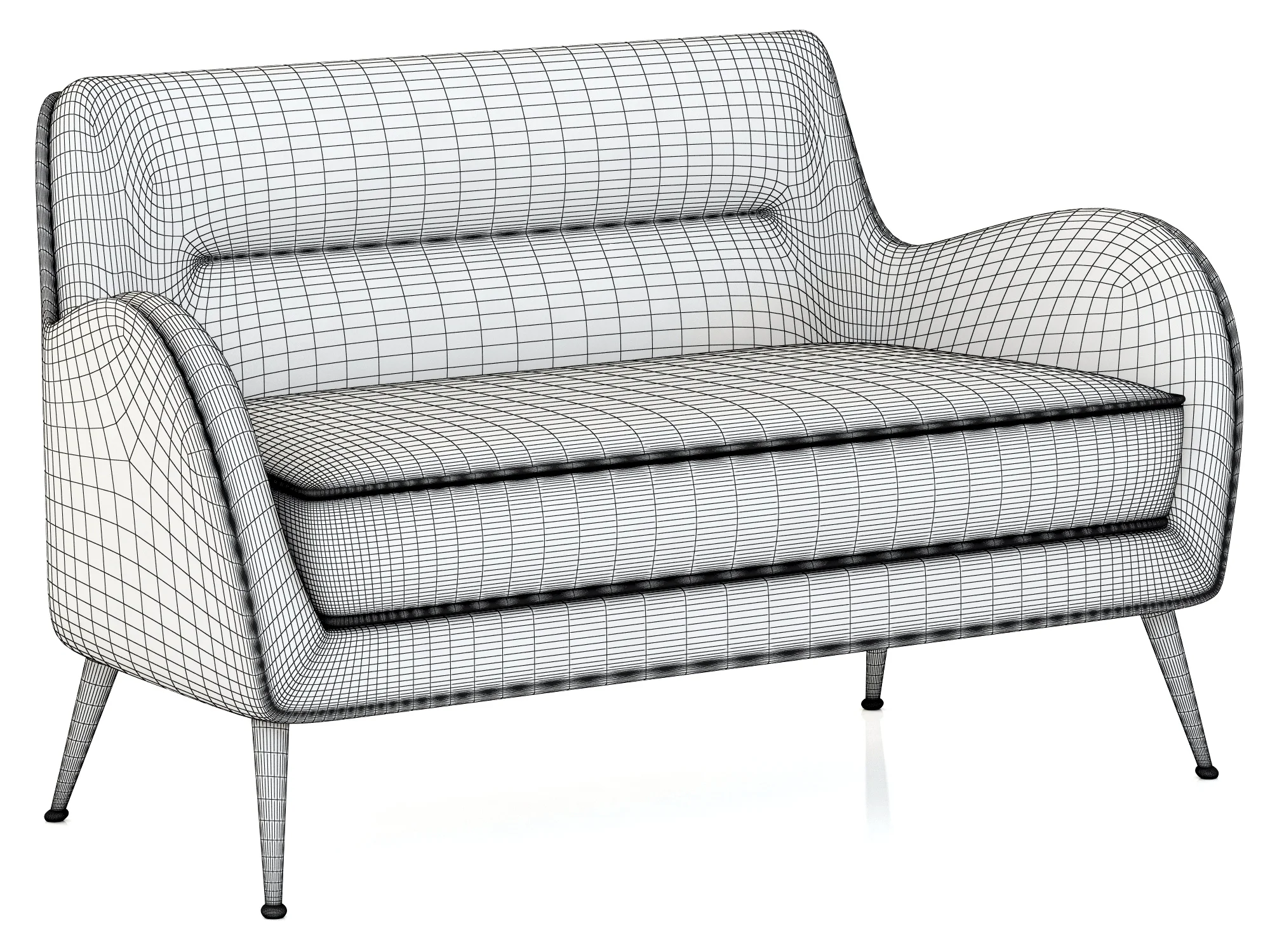 Essential Home Dandridge Sofa — 3D model preview 3