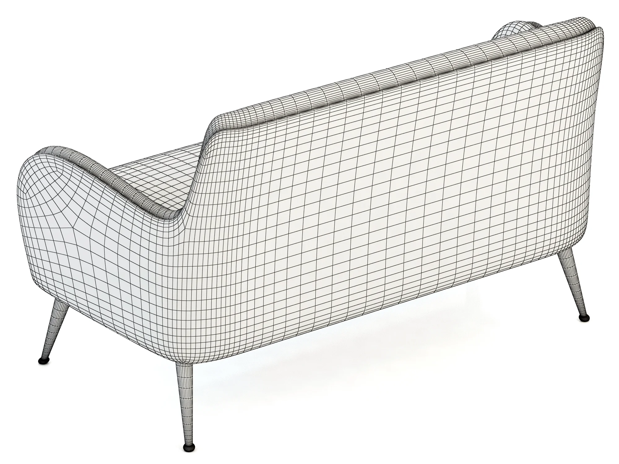 Essential Home Dandridge Sofa — 3D model preview 10