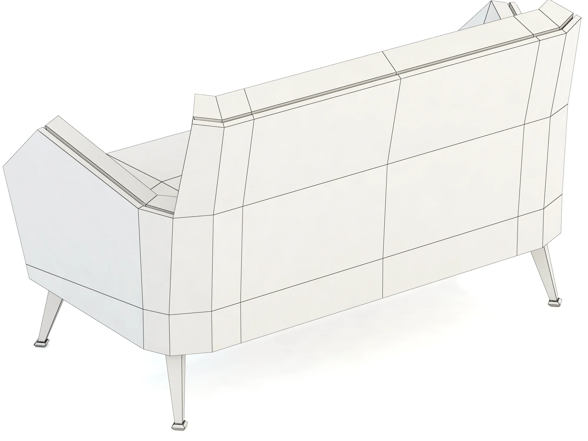 Essential Home Dandridge Sofa — 3D model preview 11