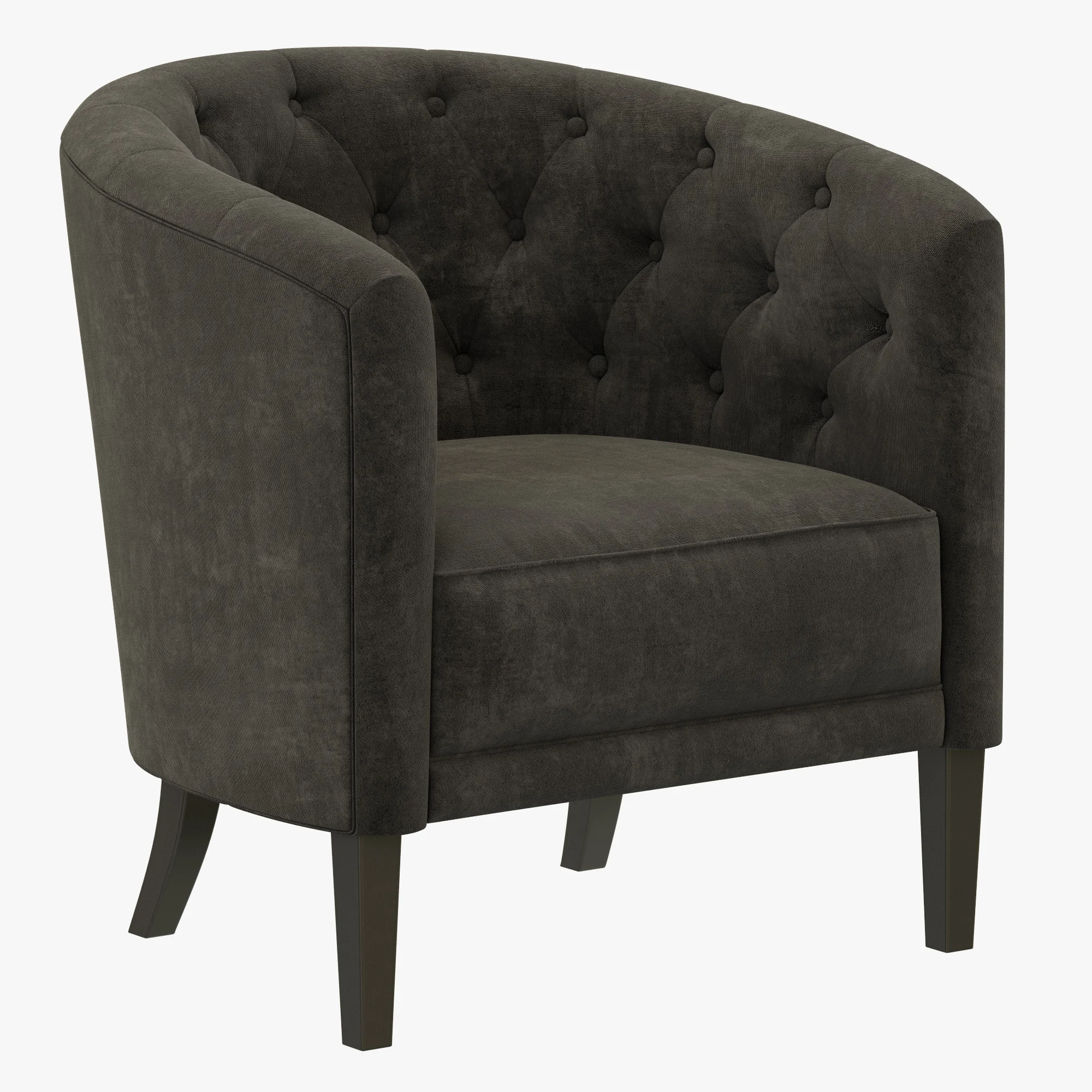 Dantone Home Stone Chair — 3D model preview 1