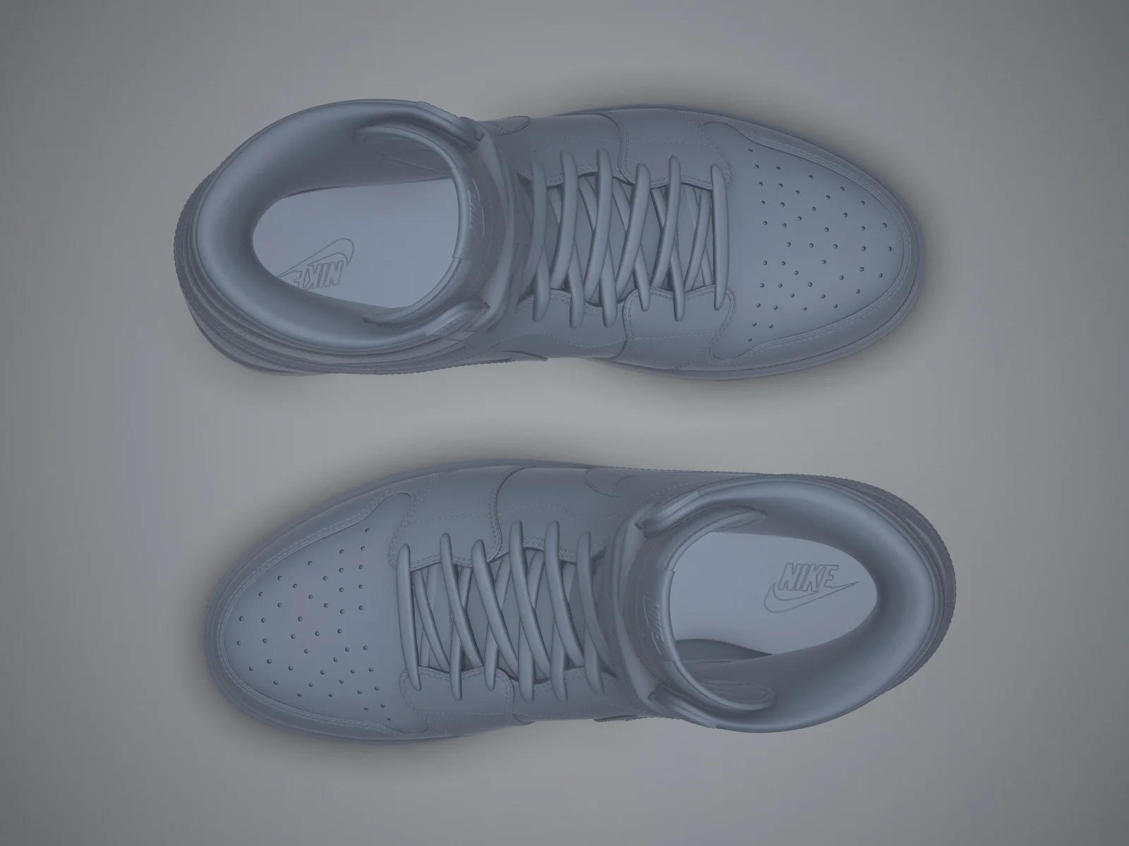 Air Jordan1-retro sneaker (3d print Model), 3D model preview 5