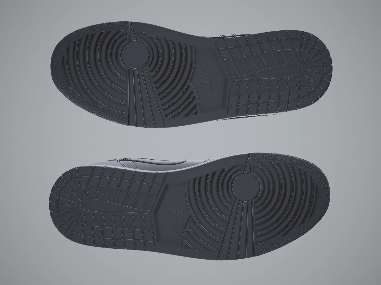 Air Jordan1-retro sneaker (3d print Model), 3D model preview 6