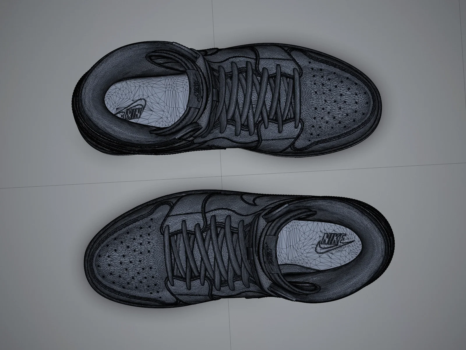 Air Jordan1-retro sneaker (3d print Model), 3D model preview 9