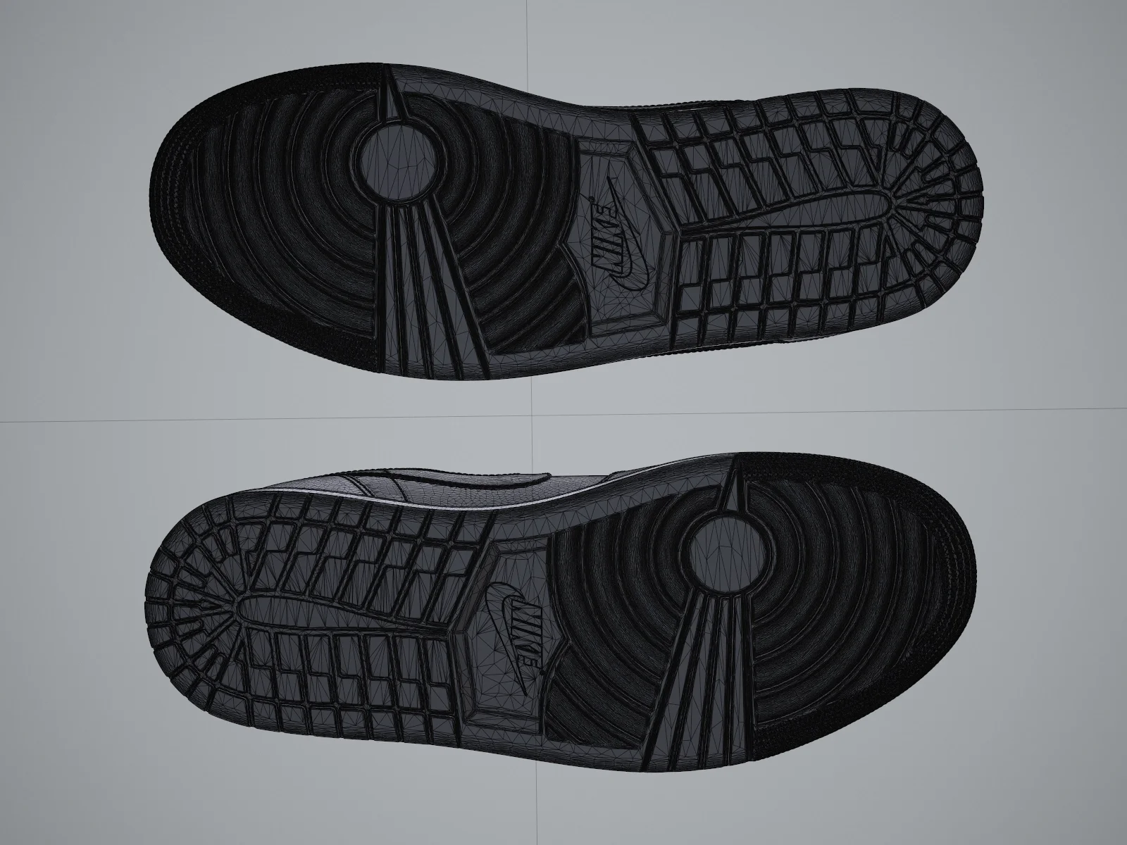 Air Jordan1-retro sneaker (3d print Model), 3D model preview 10