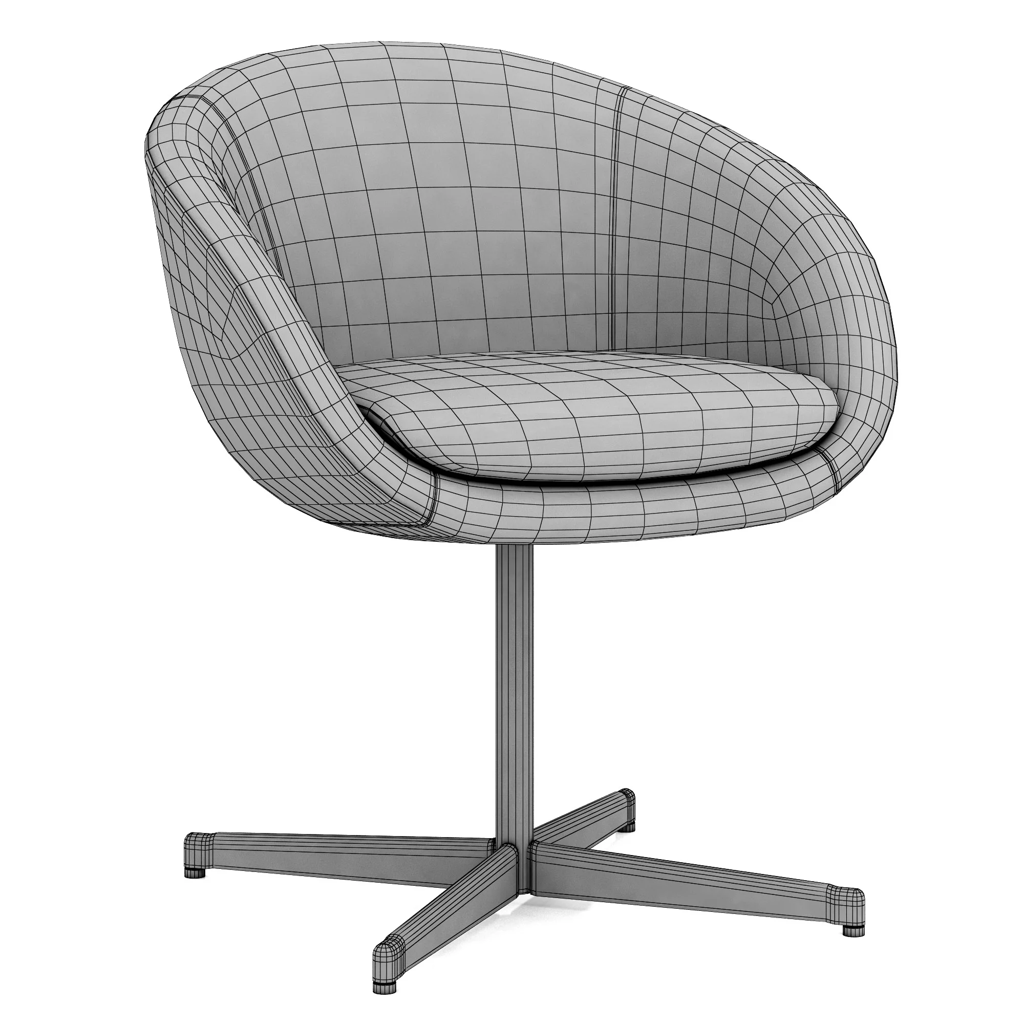 Minotti Russell Dining Chair — 3D model preview 7