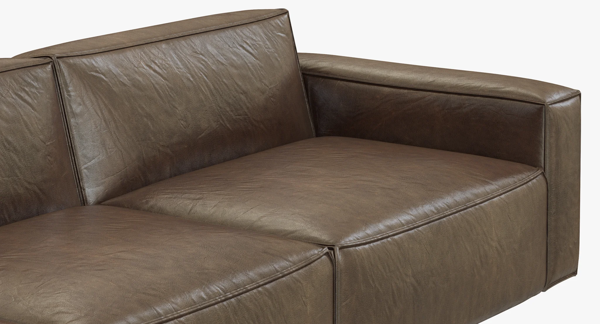 RH Modern Como Modular Sofa — 3D model preview 11